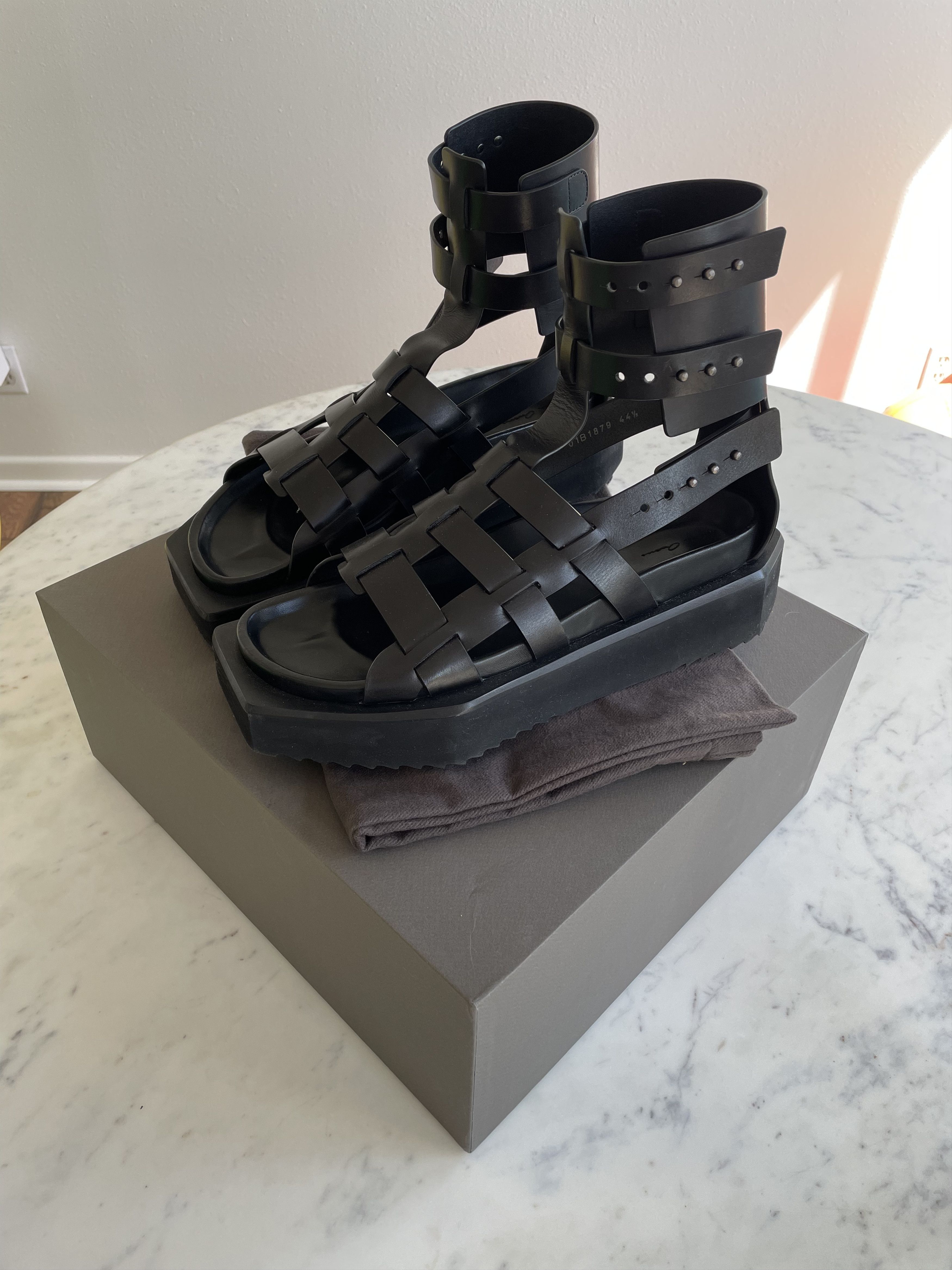 Rick Owens Turbo Cyclops Gladiator Sandals | Grailed