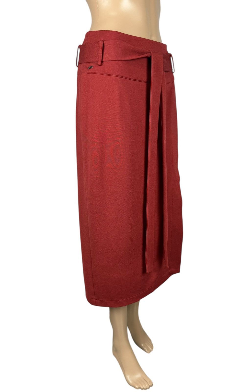Designer Ivko Woman Maxi Belted Wrap Skirt Viscose size 38 Size 26" / US 2 / IT 38 - 3 Thumbnail