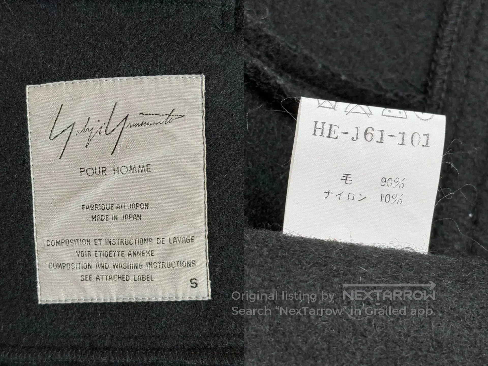 Yohji Yamamoto Yohji Yamamoto Double. Size US S / EU 44-46 / 1 - 8 Thumbnail