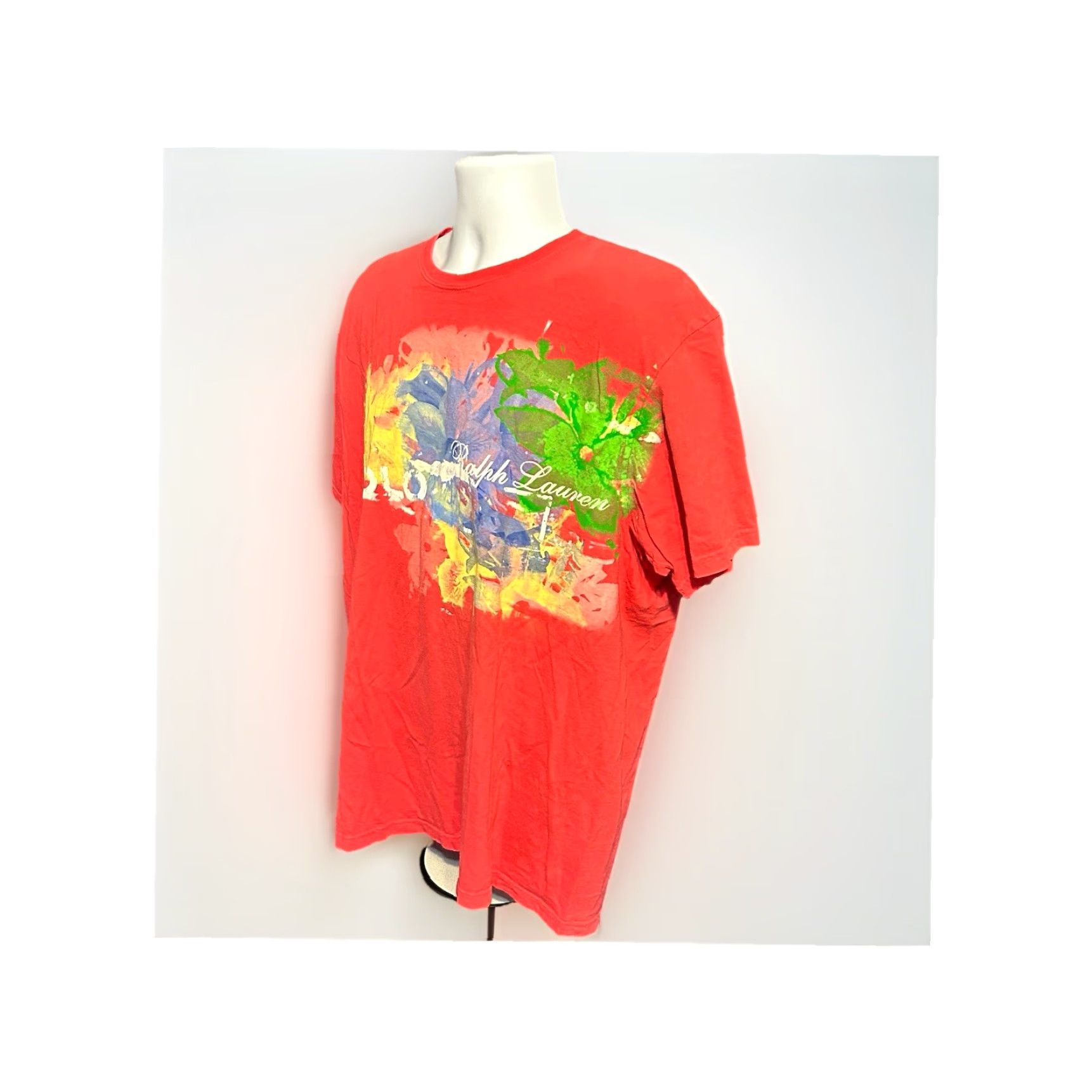 Polo Ralph Lauren Polo Ralph Lauren Shirt Men L Red Short Sleeve Floral Art Graphic VTG Polo By Ralph Lauren Shirt Men Large Red Short Sleeve Floral Art Graphic Size US L / EU 52-54 / 3 - 3 Thumbnail