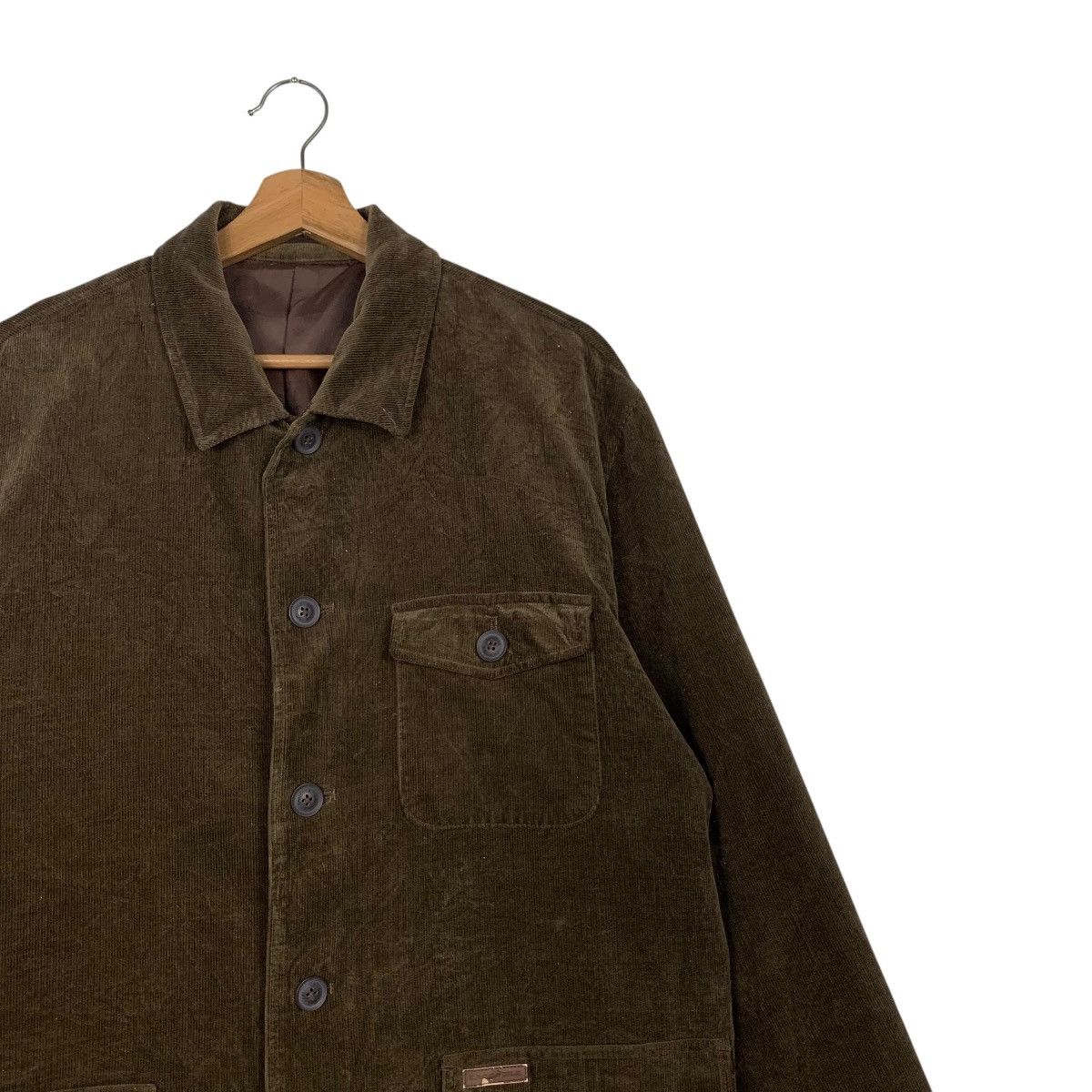 Japanese Brand CROCODILE Three Pocket Casual Corduroy Jacket #2414-C108 Size US L / EU 52-54 / 3 - 4 Thumbnail