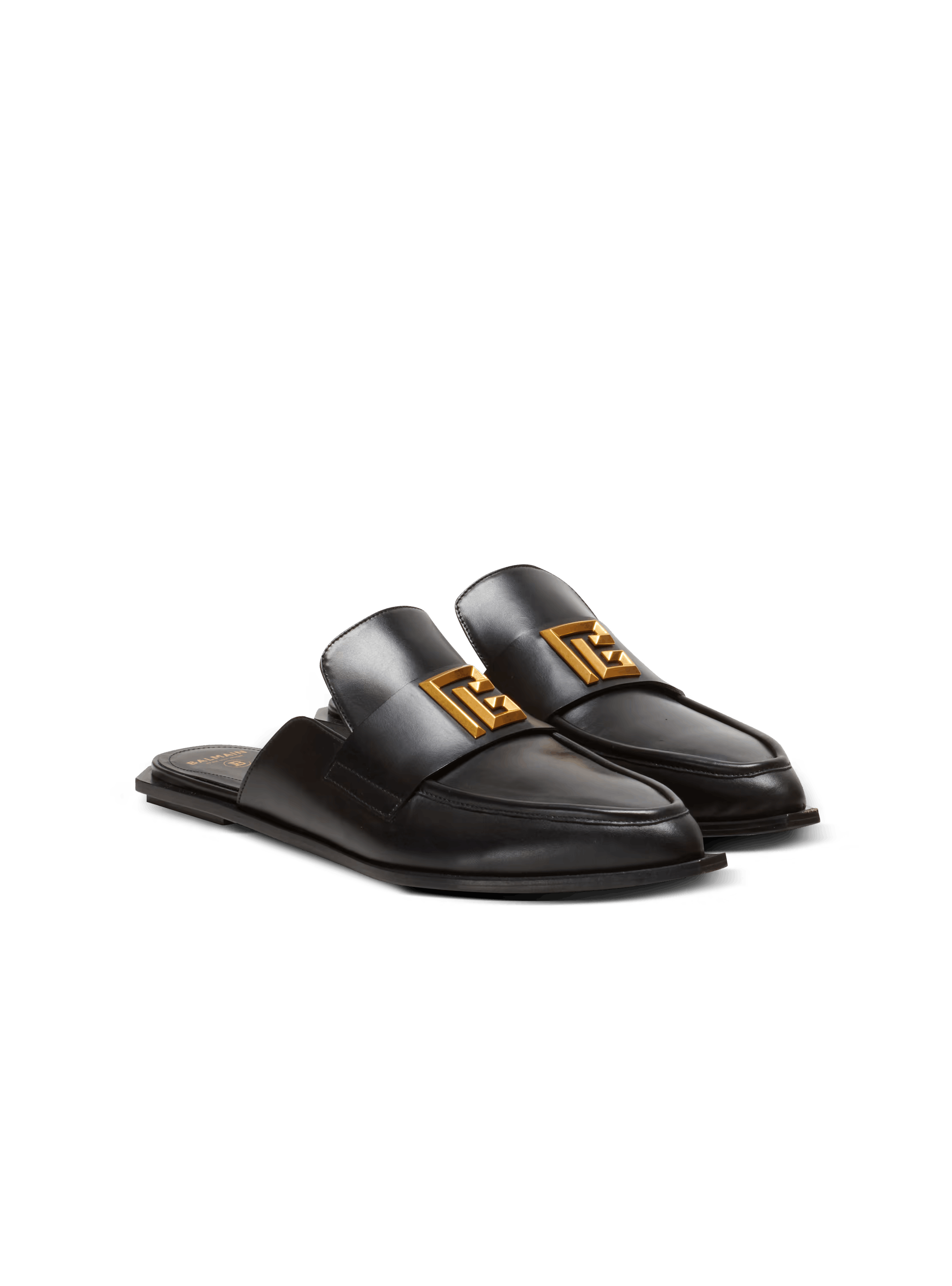 Balmain o1w1db10624 Mules in Black Size US 6 / IT 36 - 1 Thumbnail