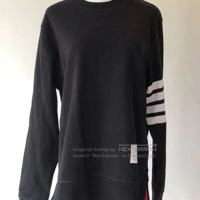 Thom Browne Thom Browne Black Crew Neck Sweatshirt for Men . Size US M / EU 48-50 / 2 - 1 Thumbnail