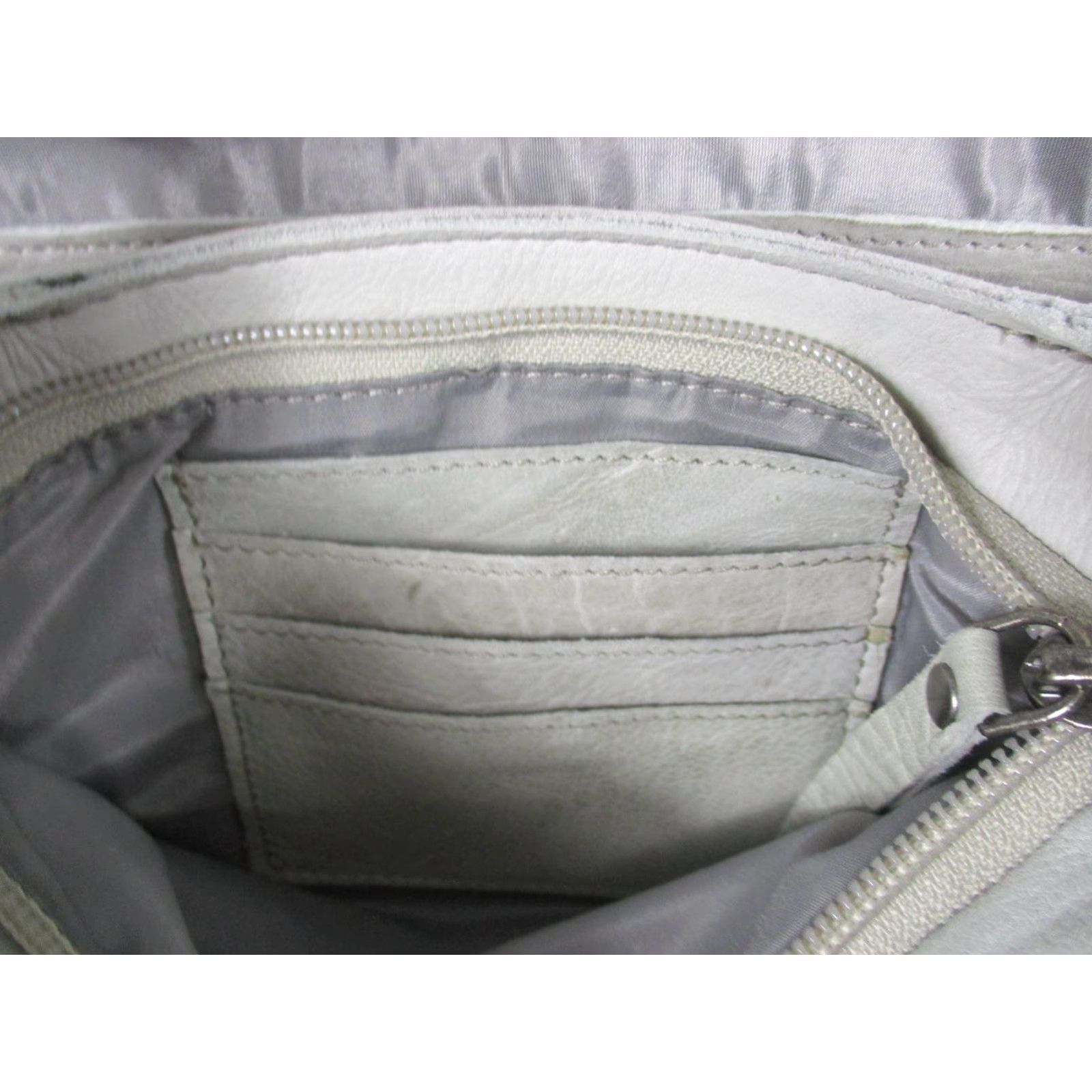 Vintage VILenca Holland Crossbody Bag Womens Genuine Leather Chevron Purse Crossbody Small Gray Bag Womens Chevron Front Flap Zip Size ONE SIZE - 5 Thumbnail