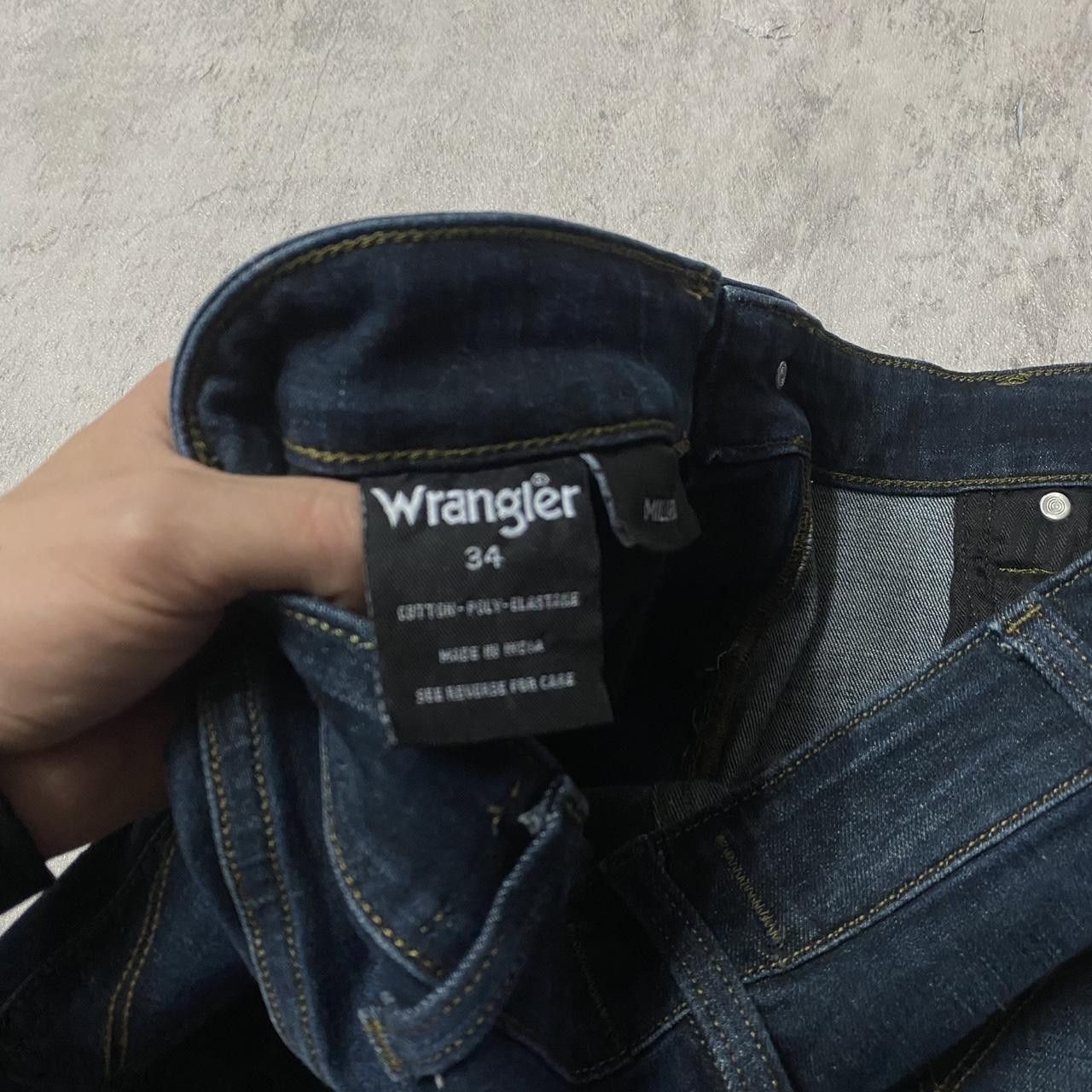 Wrangler Wrangler men's blue denim jeans #denim Size US 34 / EU 50 - 7 Thumbnail