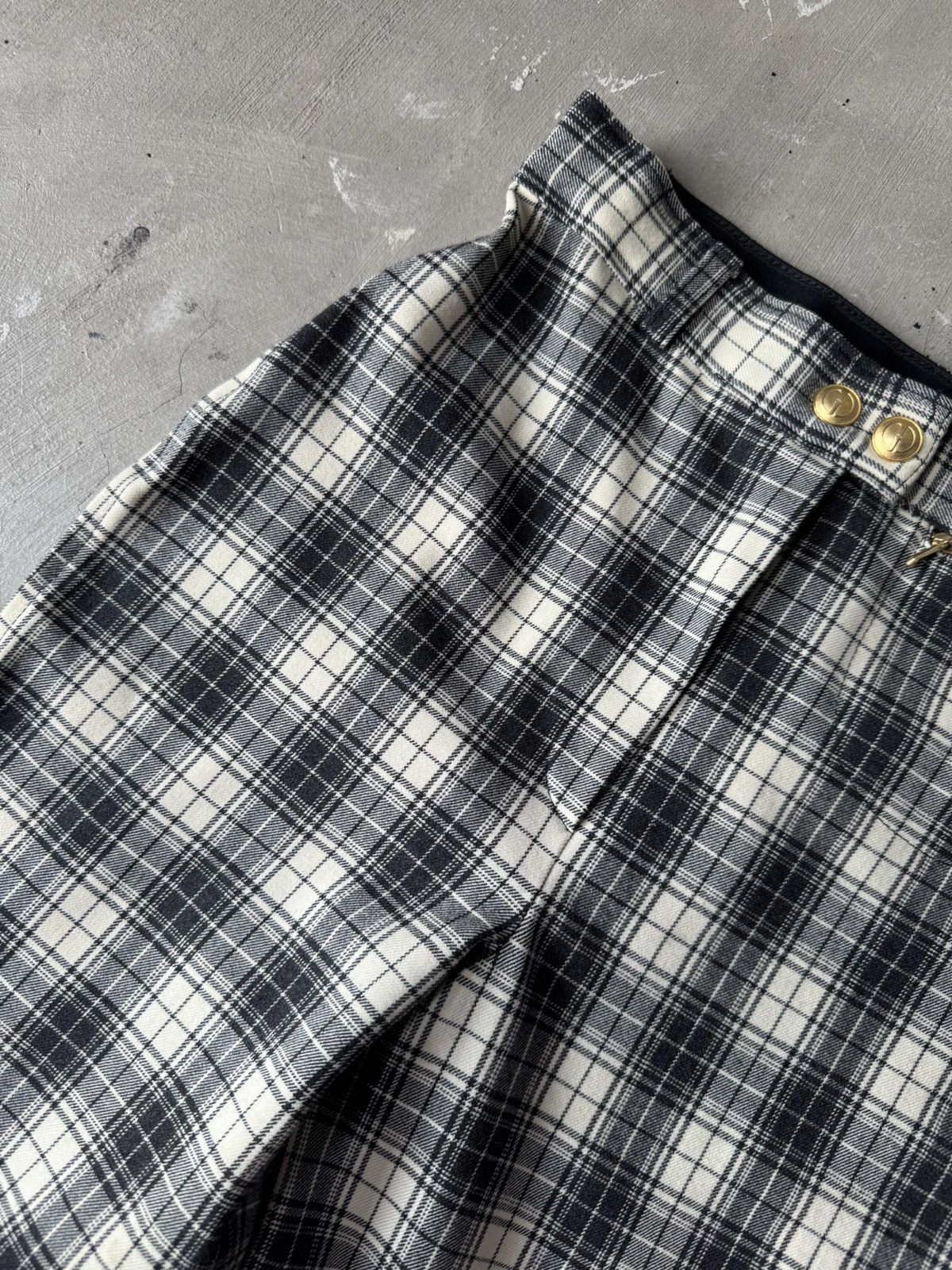 Gucci F/W 1993 runway Gucci plaid jodhpurs Size 24" / US 00 / IT 34 - 8 Thumbnail
