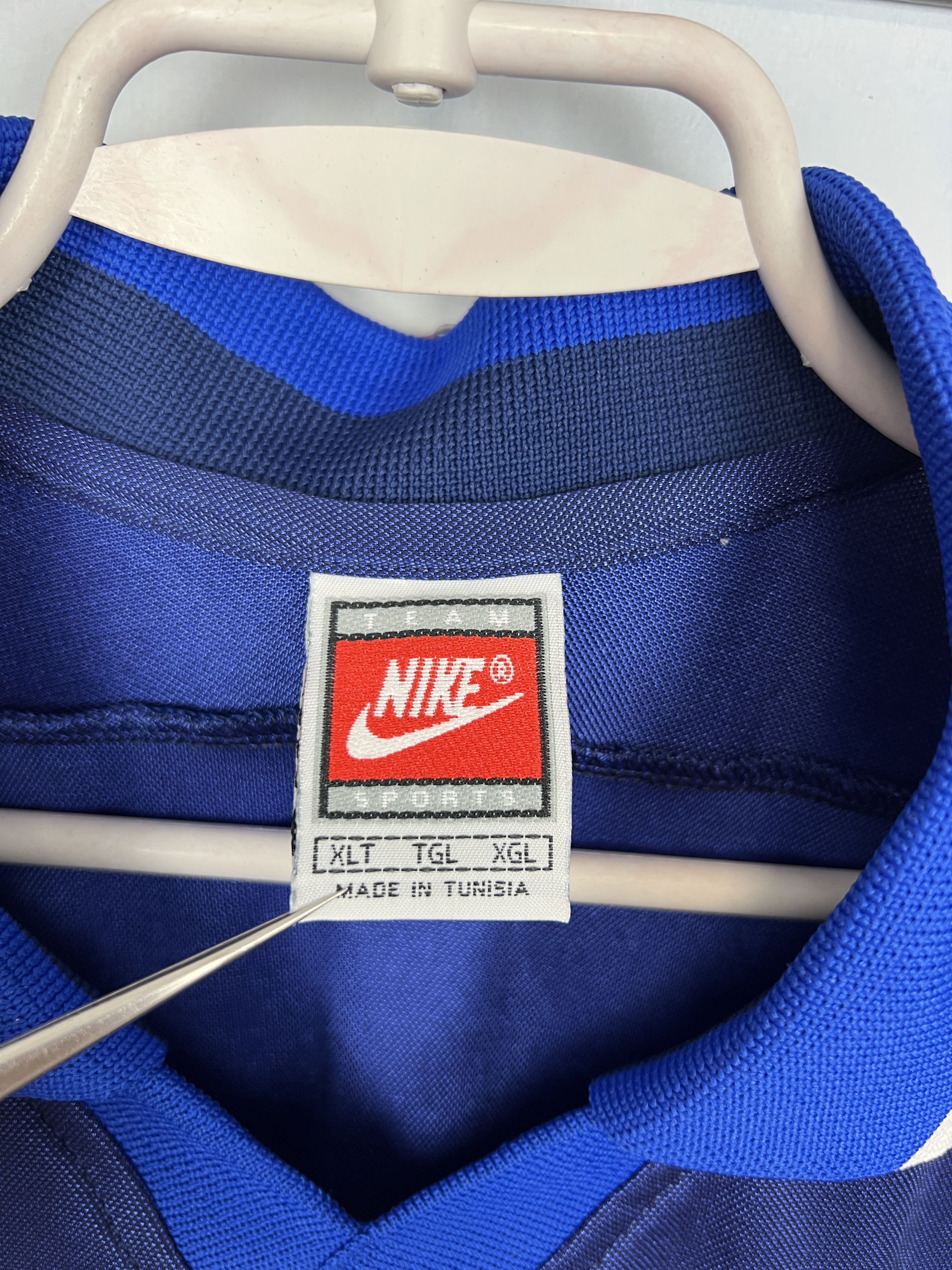 Nike Vintage 90's Nike Italy Football Shirt Soccer Jersey Maglia Size US XL / EU 56 / 4 - 7 Thumbnail