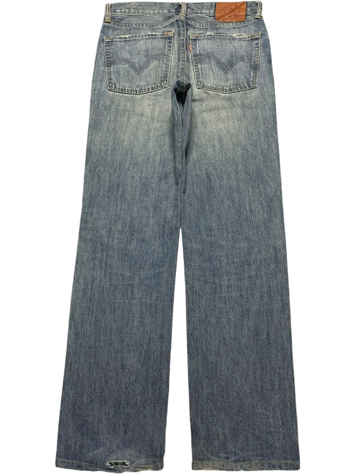 Levi's × Levi's Vintage Clothing Vintage 90s Levis 502 Faded Wash Distressed Loose Jeans Size US 31 - 2 Thumbnail