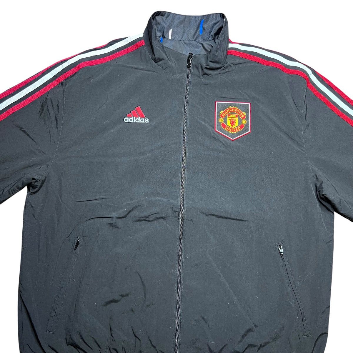 Adidas 2022-2023 Adidas Manchester United Reversible Anthem Jacket Size US XL / EU 56 / 4 - 9 Thumbnail