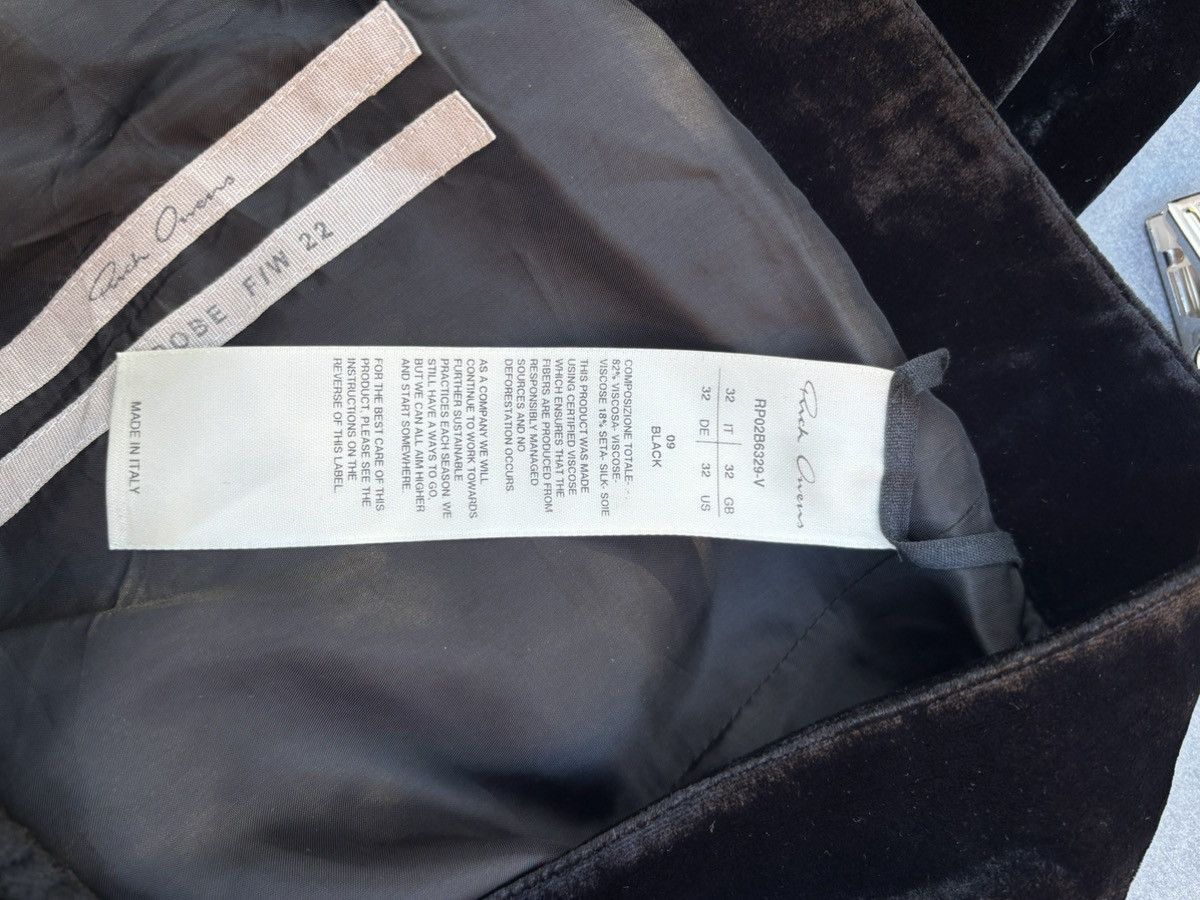 Rick Owens Rick Owens SS22 Strobe Velour Bolan Bootcut Pants Size US 32 / EU 48 - 13 Thumbnail