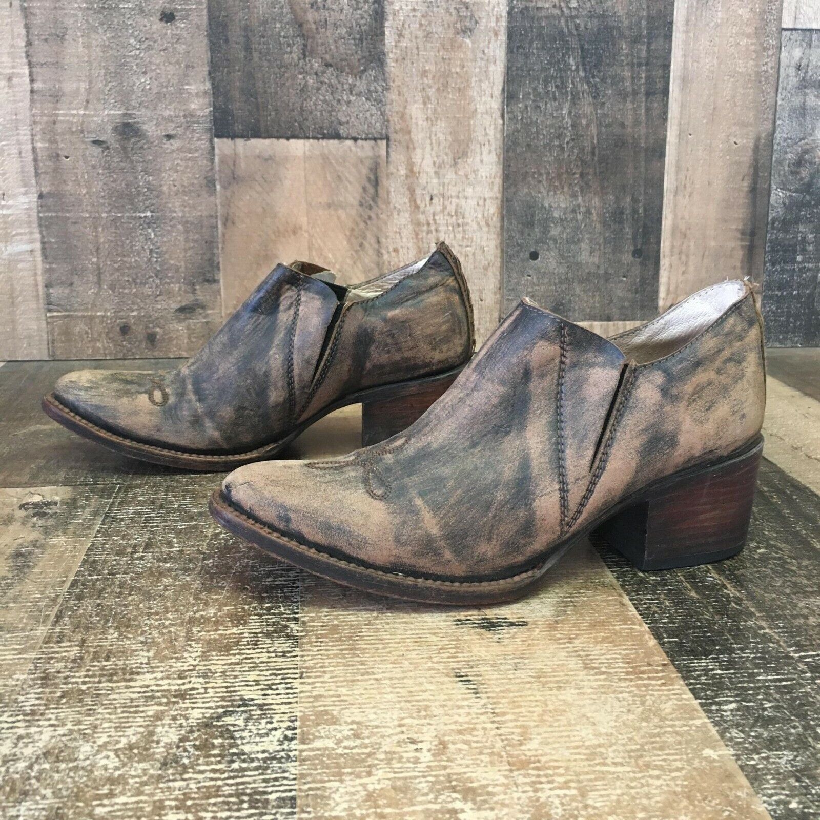 FREEBIRD Freebird By Steven Melly Brown Ankle Boots Booties Womens 7 Size US 7 / IT 37 - 11 Thumbnail