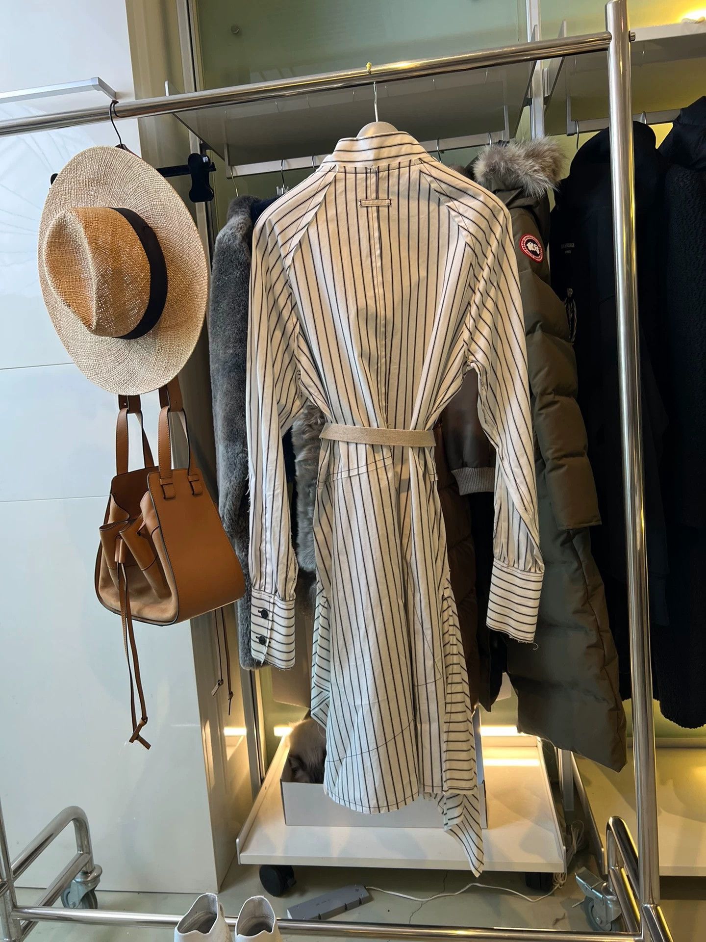 JW Anderson JW Anderson Striped 100% Cotton Tailored Dress 46 New Size S / US 4 / IT 40 - 3 Thumbnail