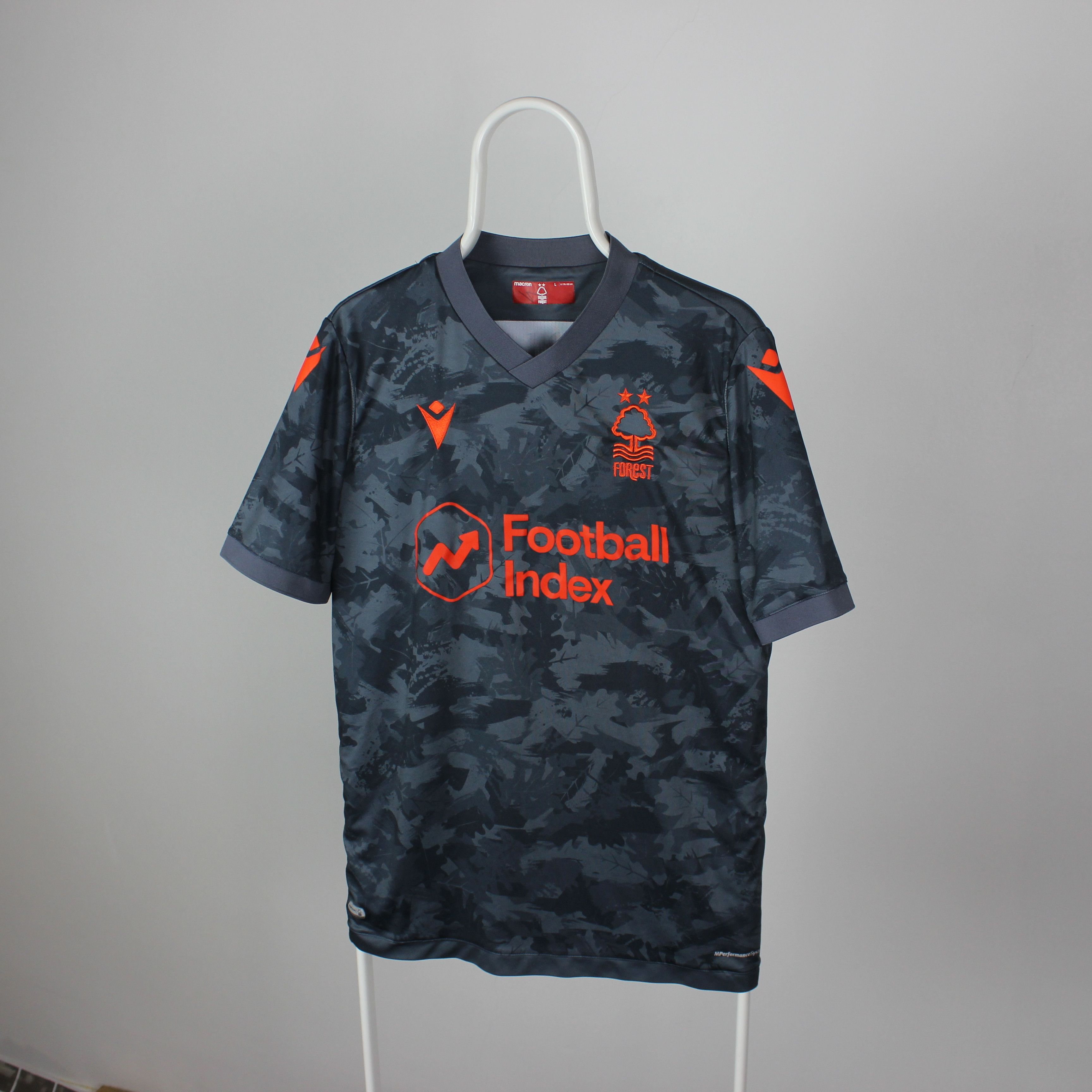 Macron Nottingham 2020-2021 Away Soccer Jersey Footbal Shirt L Size US L / EU 52-54 / 3 - 3 Thumbnail