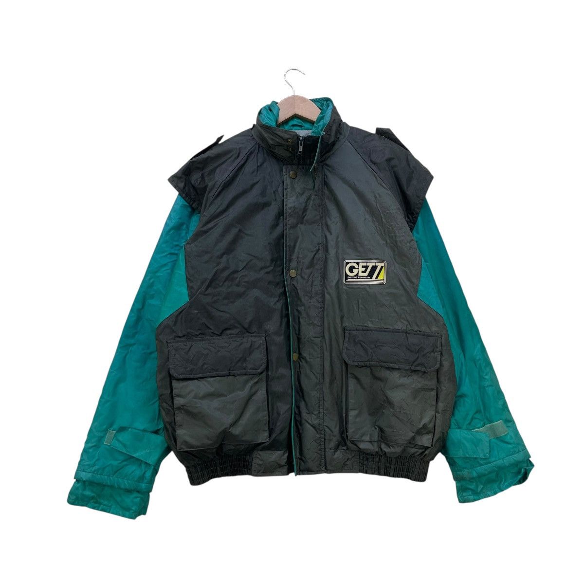 Japanese Brand Vintage Gett Fishing Bomber Jacket Size US M / EU 48-50 / 2 - 1 Thumbnail