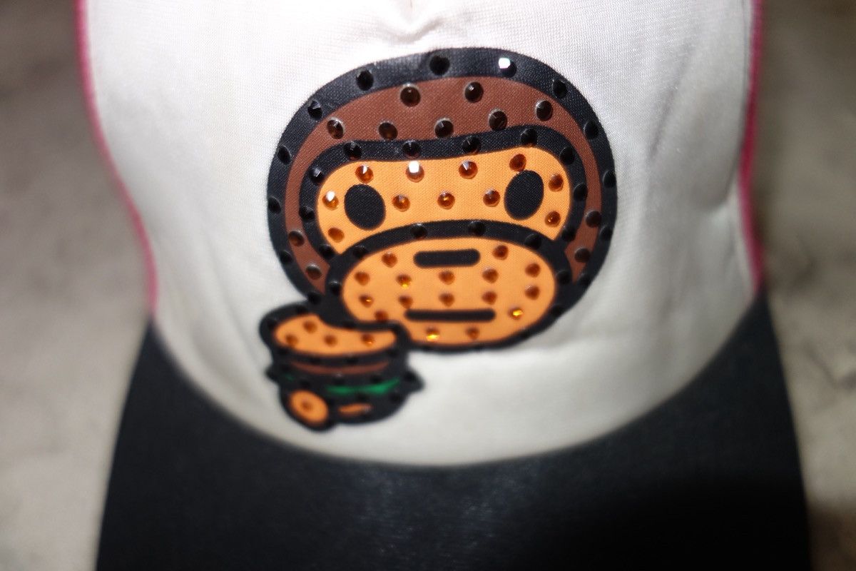 Bape × Swarovski Bape x Swarovski pink milo mash cap Size ONE SIZE - 3 Thumbnail