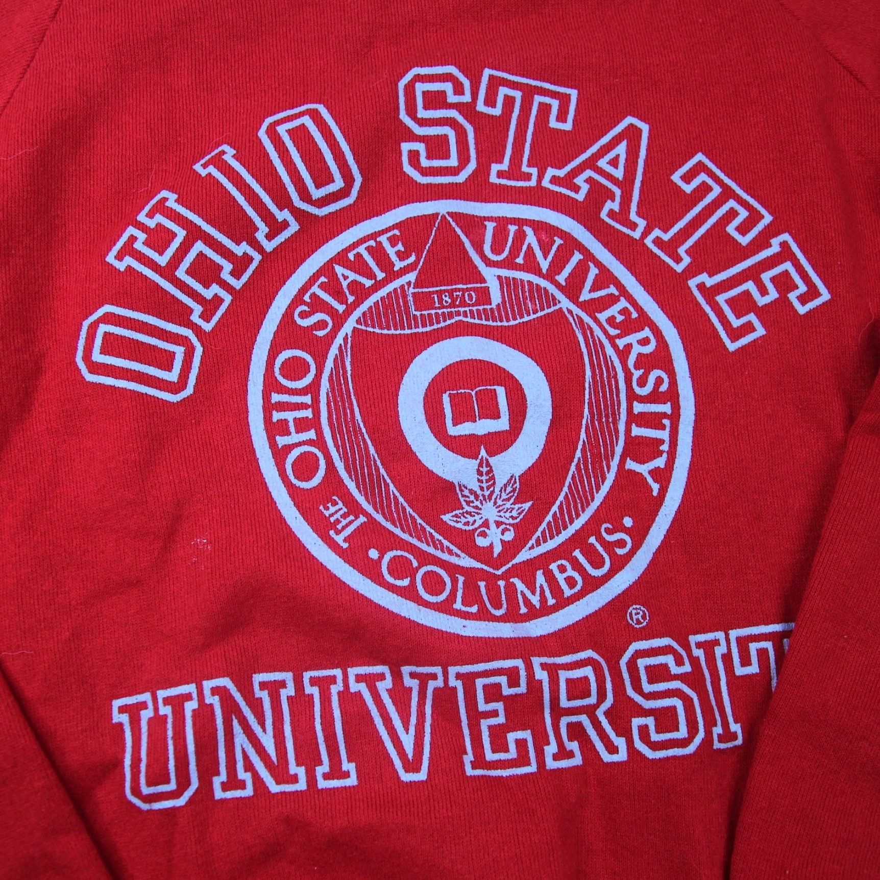 Vintage VINTAGE Ohio State University Mens Small Crewneck Sweatshirt Red Size US S / EU 44-46 / 1 - 5 Thumbnail