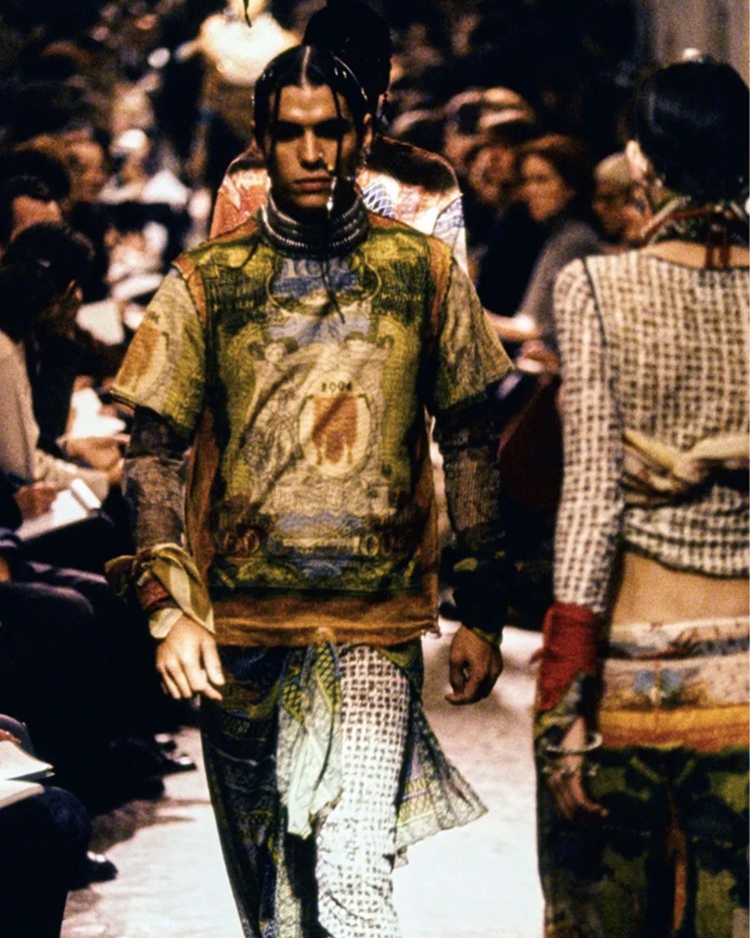 Jean Paul Gaultier S/S 1994 “Les Tatouages” baroque sculptures money dollar set Size M / US 6-8 / IT 42-44 - 2 Thumbnail