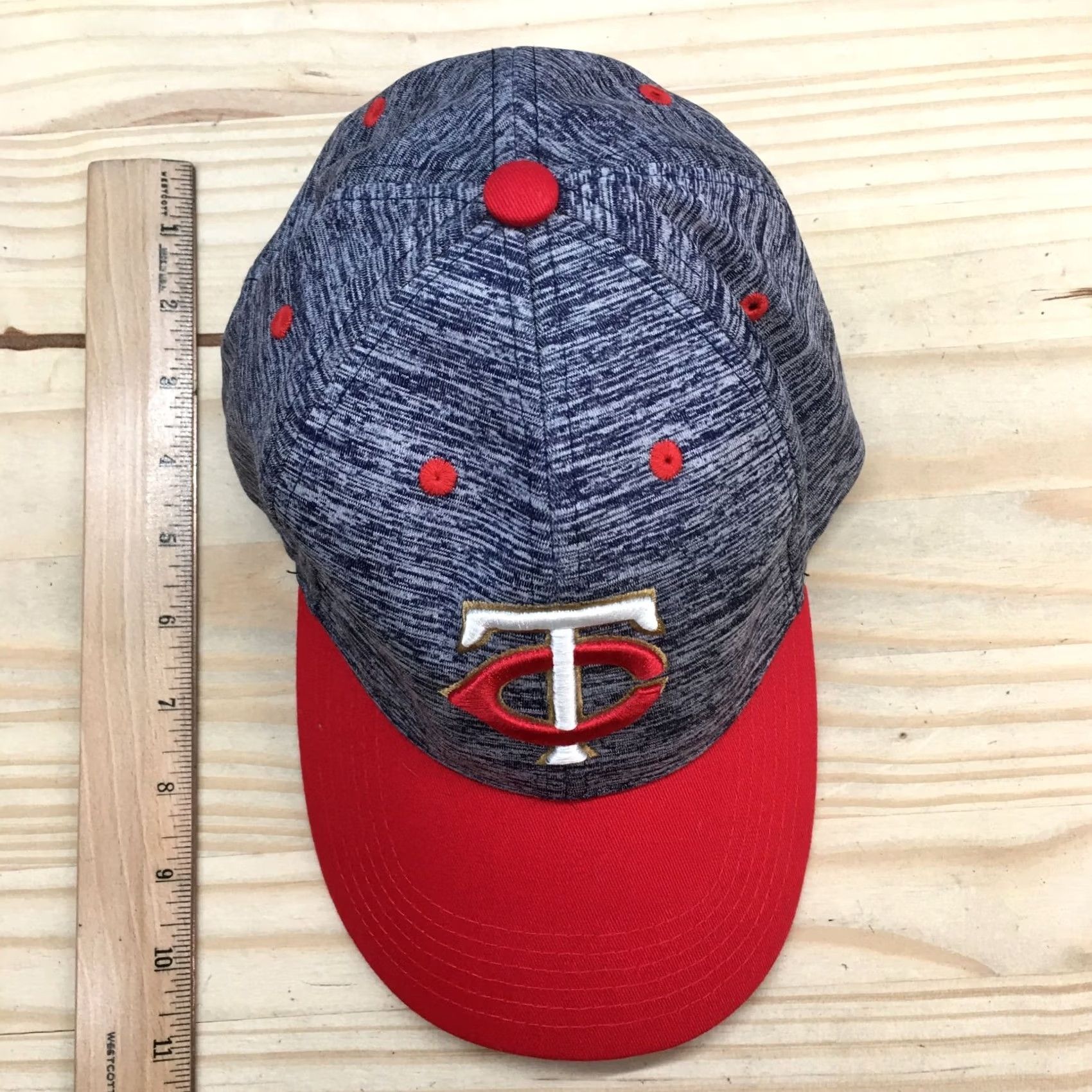 Twins MN 1 Size Blue Cotton Baseball Cap - Melonwear Mens Size ONE SIZE - 3 Thumbnail