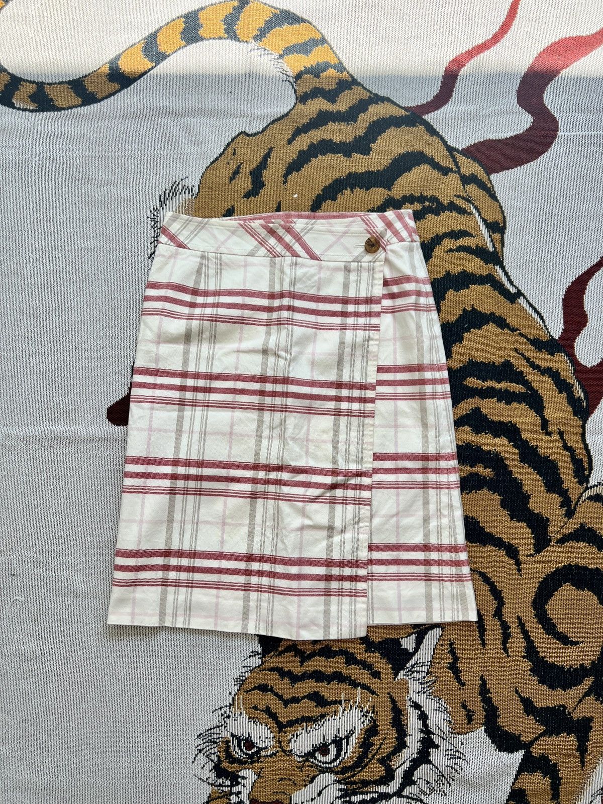Burberry London checked skirt