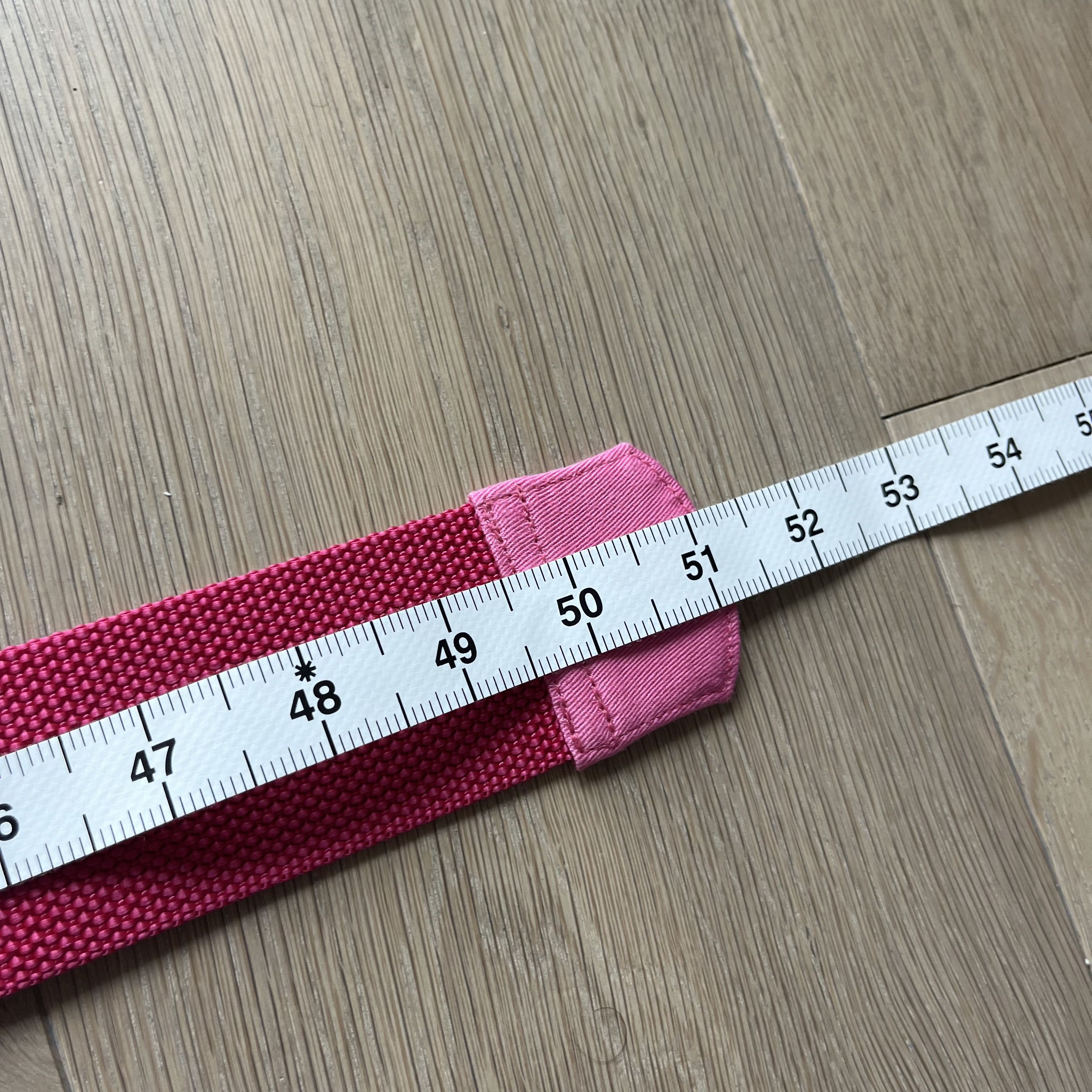 Comme des Garcons × Fumito Ganryu × Ganryu Pink Canvas Strap Belt Size ONE SIZE - 2 Thumbnail