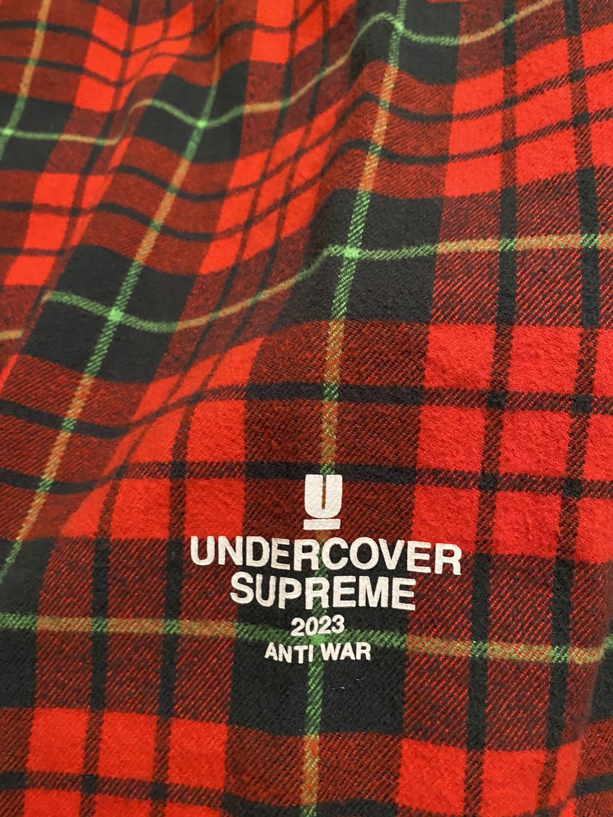 Supreme × Undercover Undercover Supreme Arabic Plaid Shirt Size US L / EU 52-54 / 3 - 3 Thumbnail