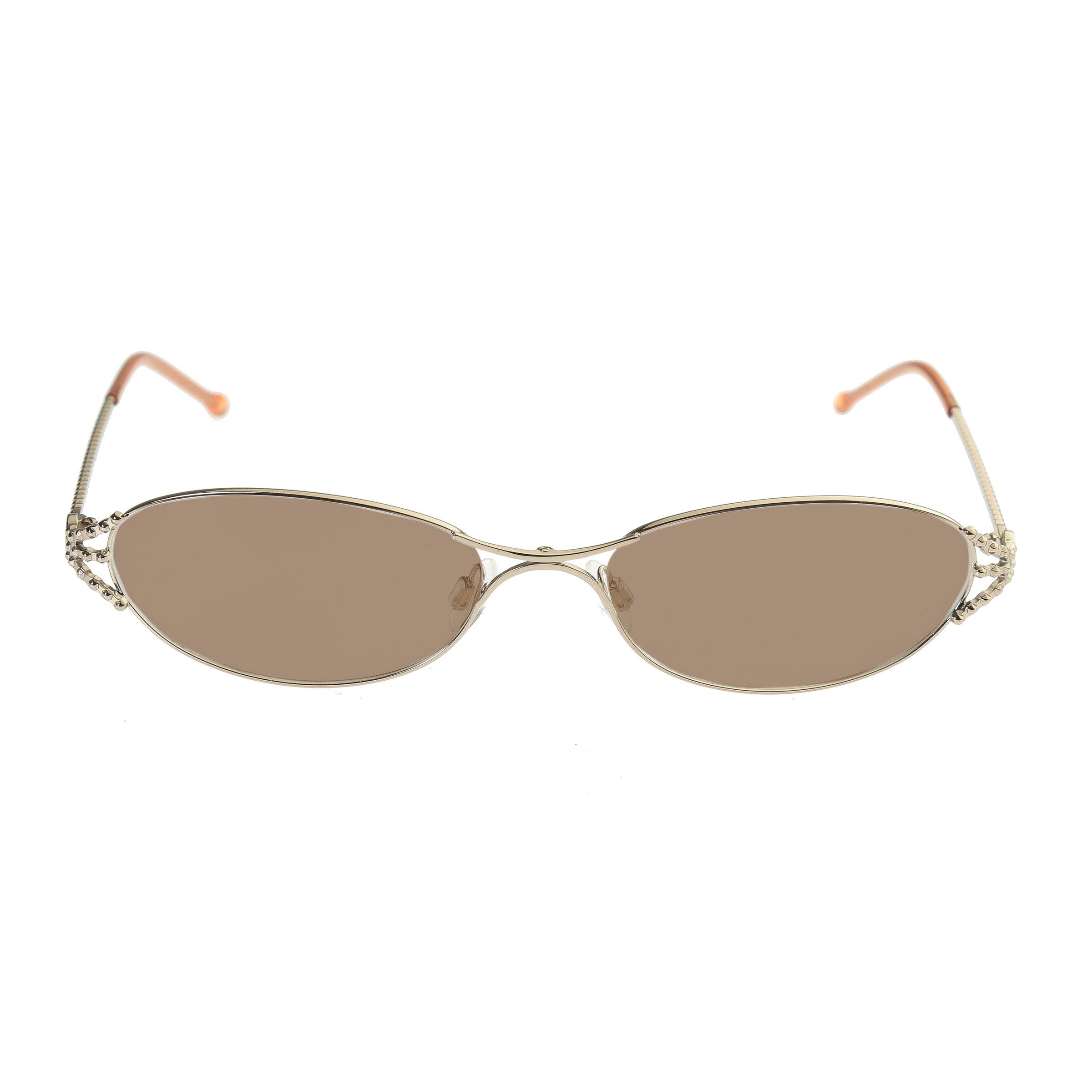 Valentino Valentino '90s Rough Frames Val 5353 Sunglasses Brown Size ONE SIZE - 3 Thumbnail