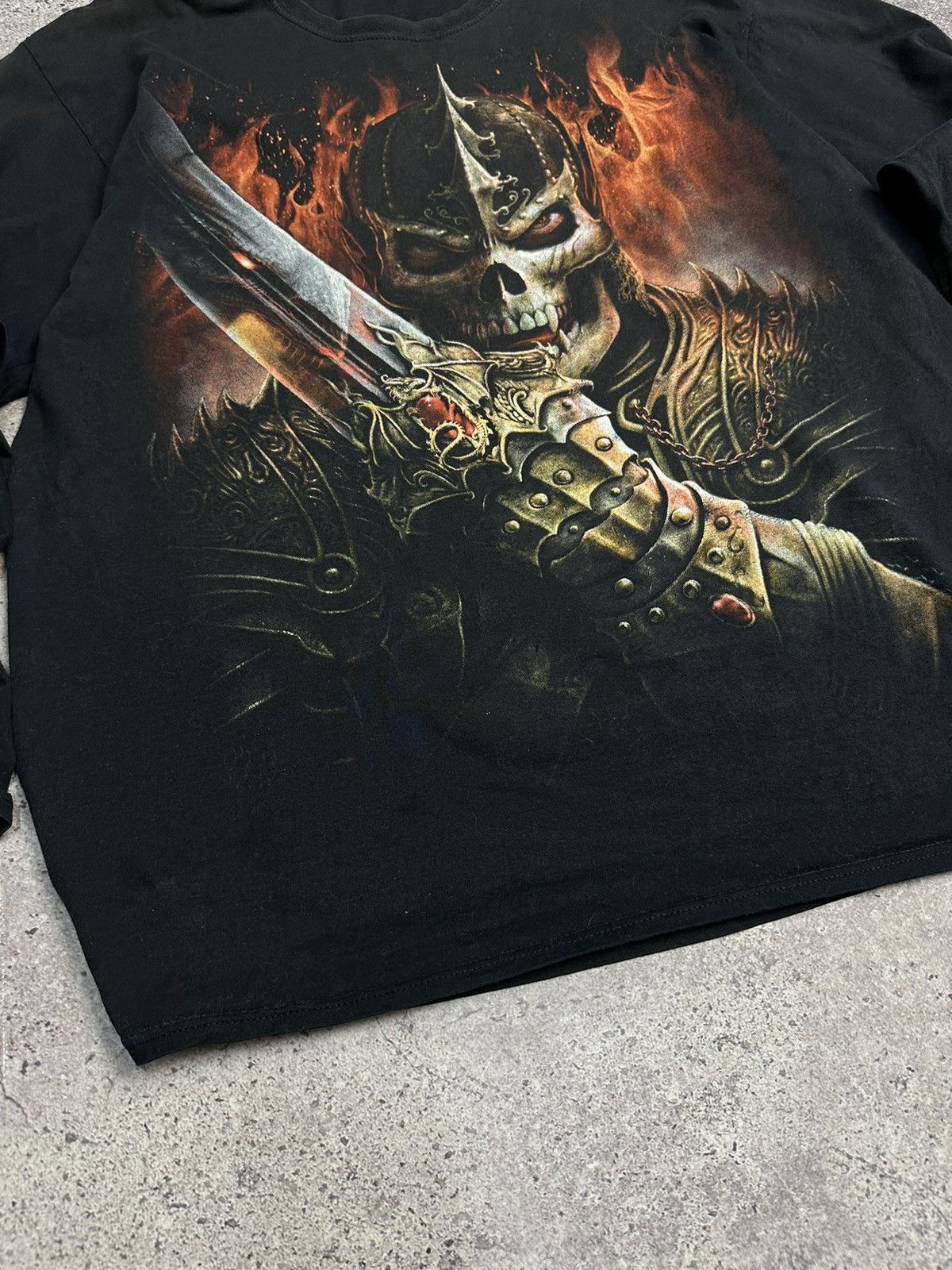 Vintage Vintage 90s Spiral Death 💀Game Over Y2K Drill Skull Size US XL / EU 56 / 4 - 4 Thumbnail