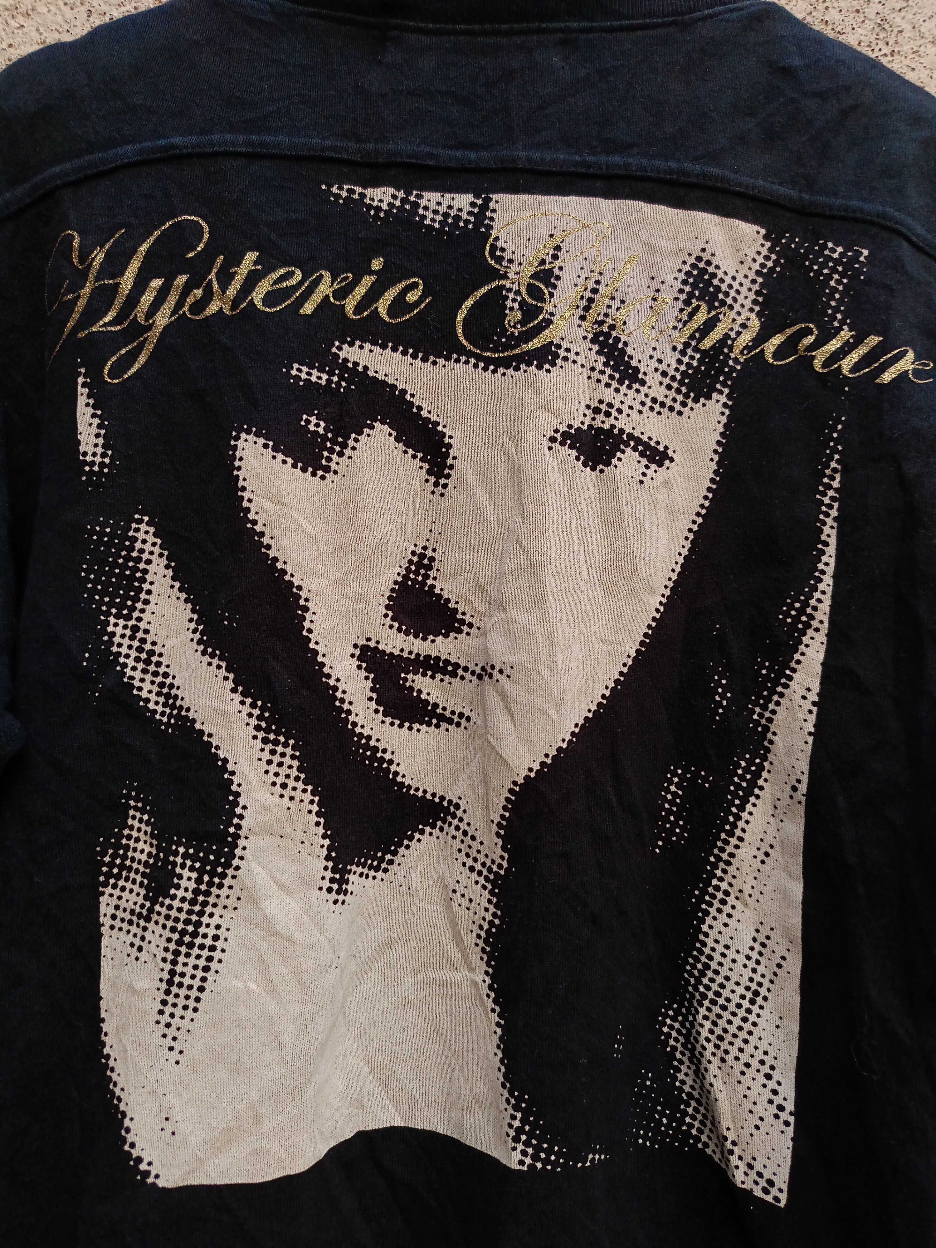 Hysteric Glamour 90's HYSTERIC GLAMOUR ZIP UP SWEATSHIRT BIG FACE PRINT Size US S / EU 44-46 / 1 - 4 Thumbnail