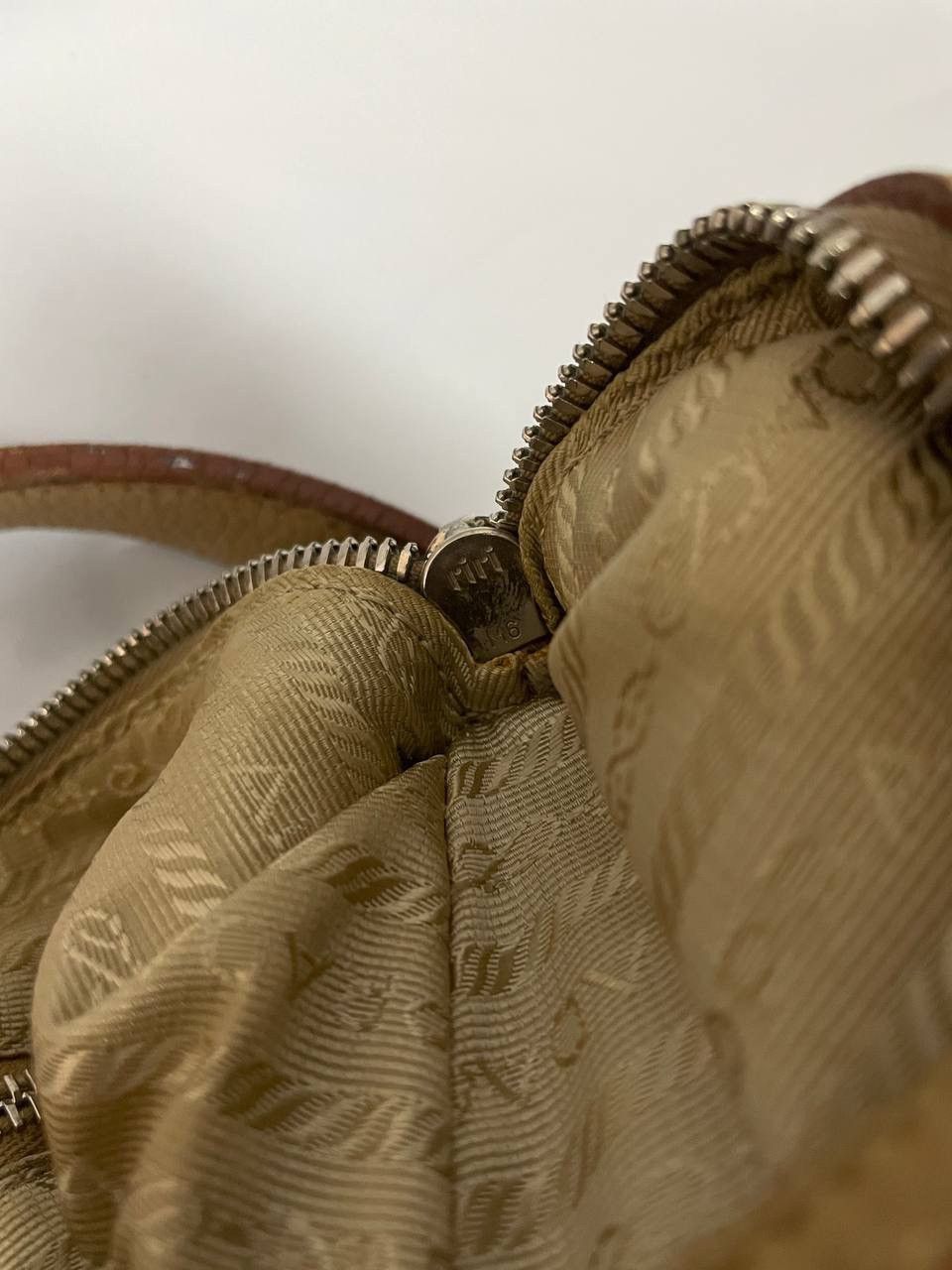 Prada Prada Bag Leather Camel Hobo Size ONE SIZE - 15 Thumbnail