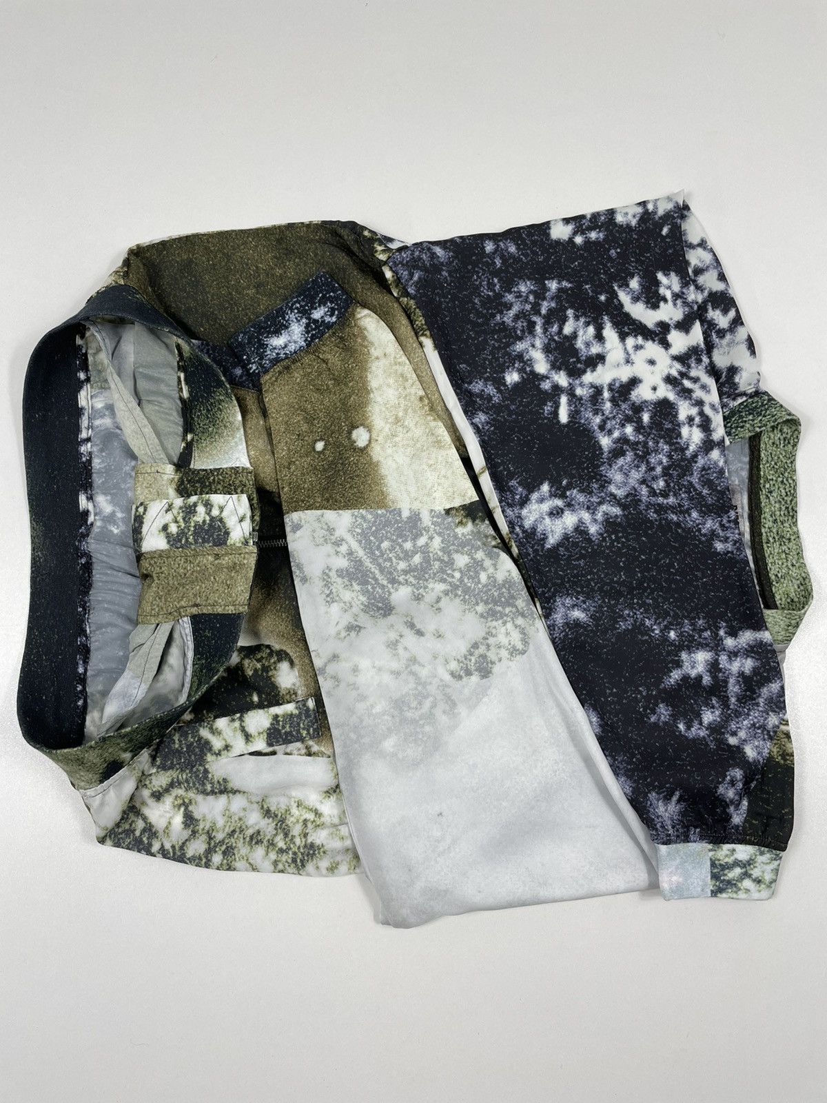 Diesel × Diesel Black Gold Designer 3D Floral Print Logo Track Bomber Windbreaker Jacket M Size M / US 6-8 / IT 42-44 - 6 Thumbnail