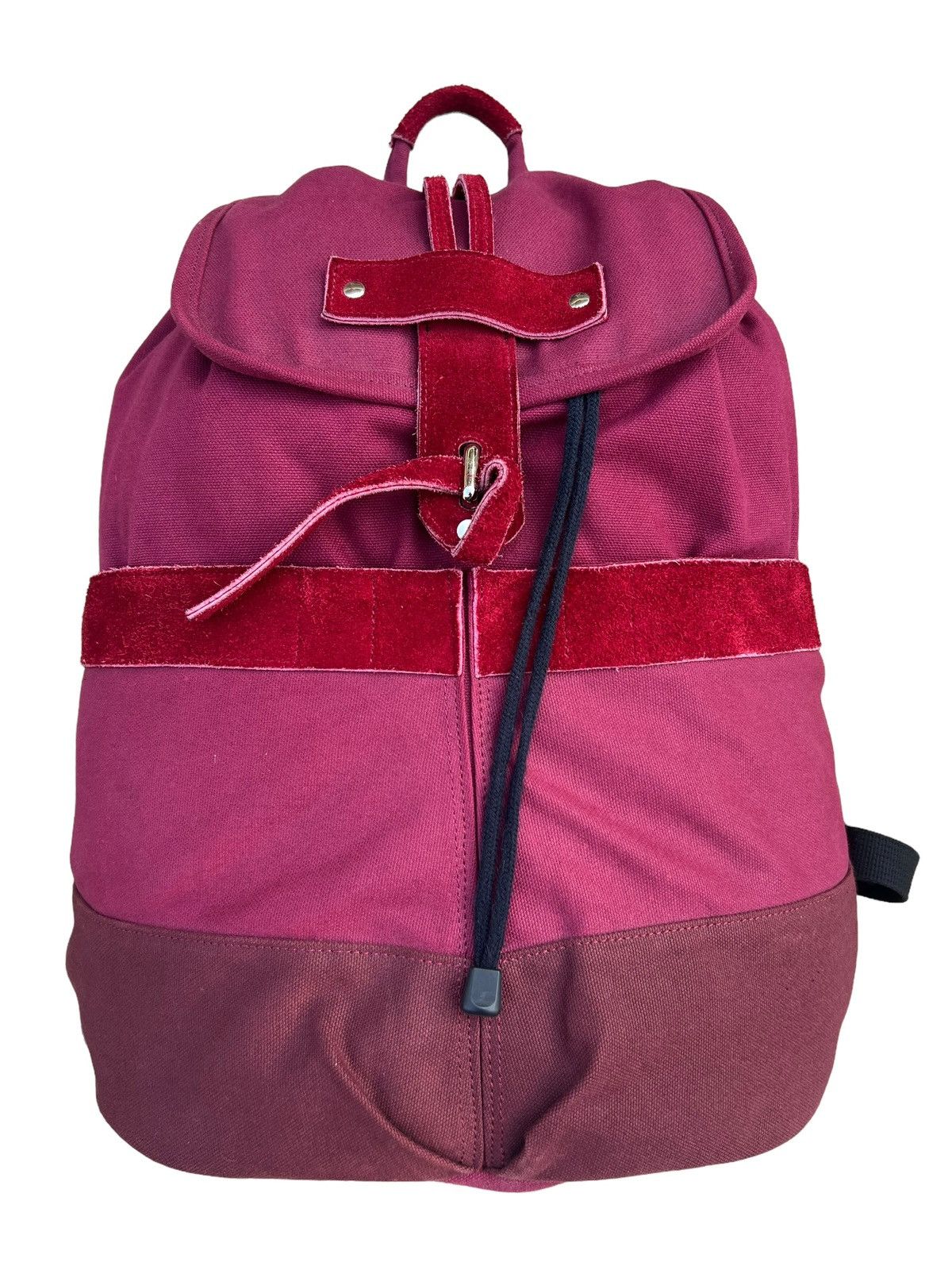 Sifury VTG Sifury Japan Hybrid Cotton Suede Leather Backpack Bag Size ONE SIZE - 4 Thumbnail