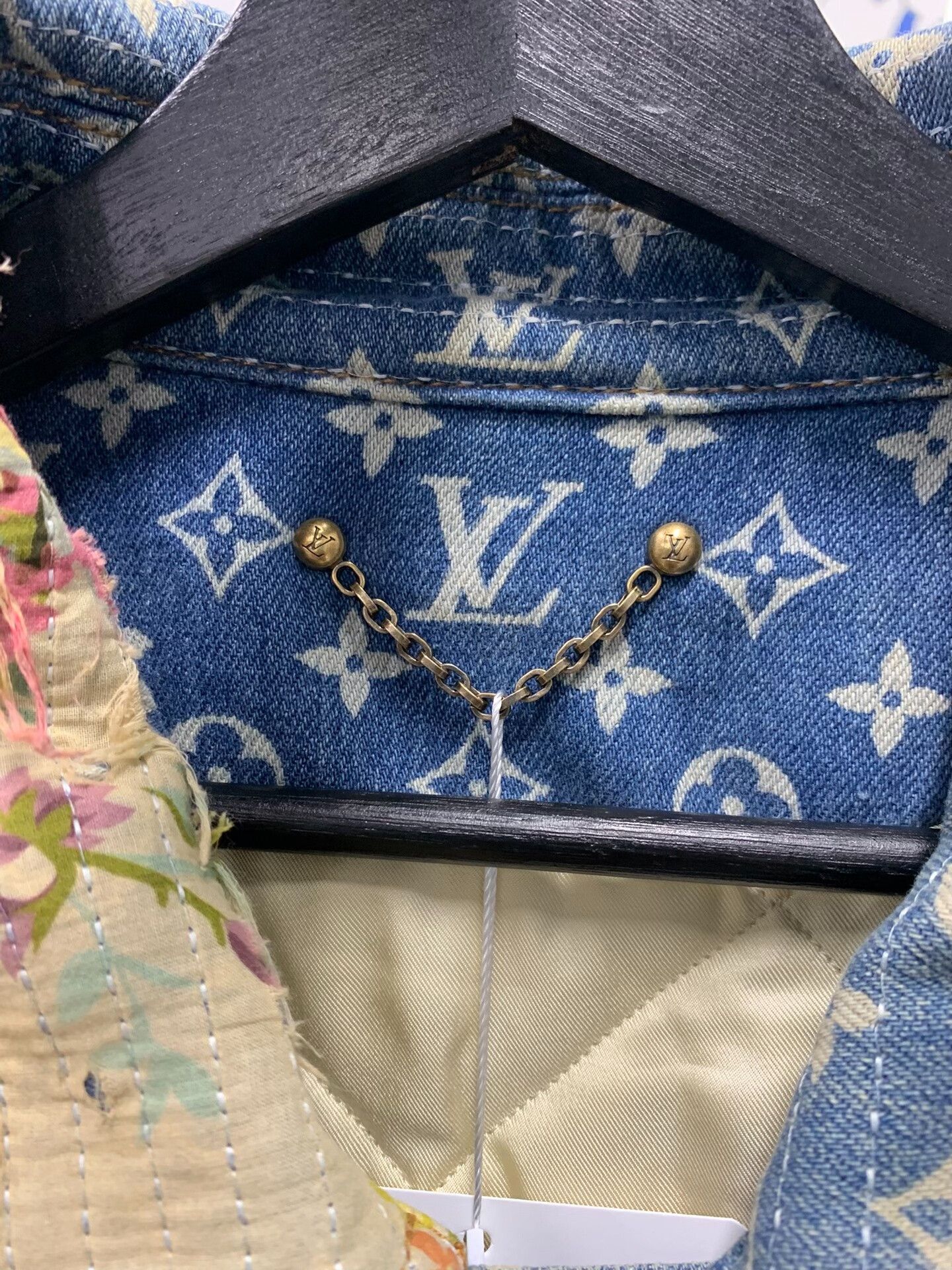 Louis Vuitton Louis Vuitton Floral Monogram Denim Jacket 52 Size US L / EU 52-54 / 3 - 3 Thumbnail