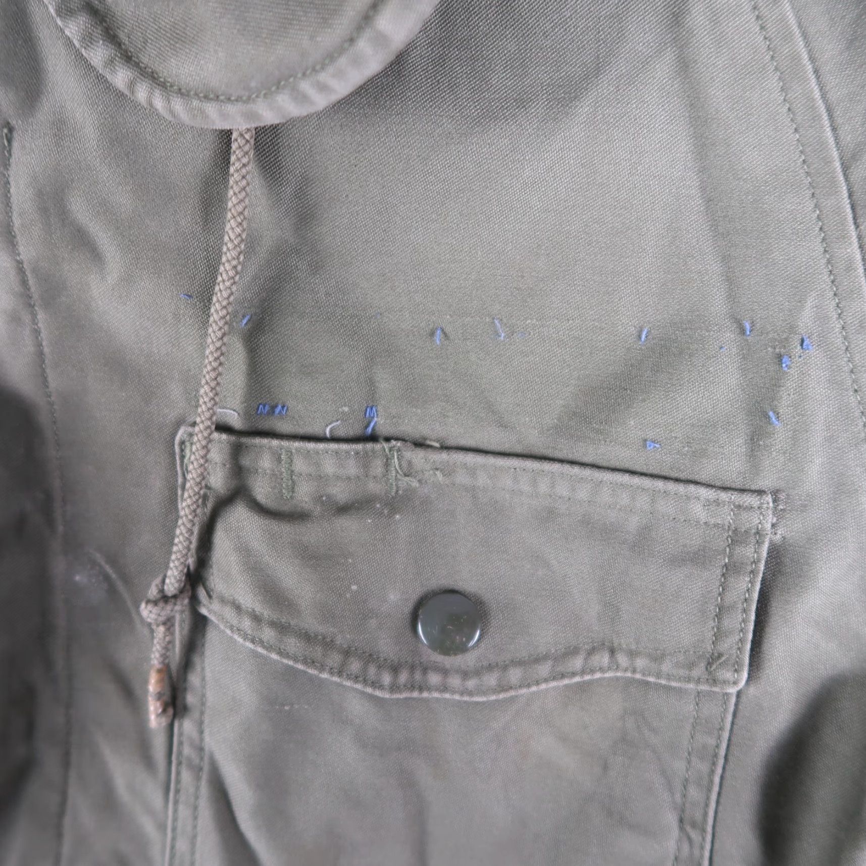 Vintage VINTAGE USAF Vietnam 60s Field Jacket Wind-Resistant OG 107 M Long Military Jacket Military Green Mens Jacket Size US M / EU 48-50 / 2 - 4 Thumbnail