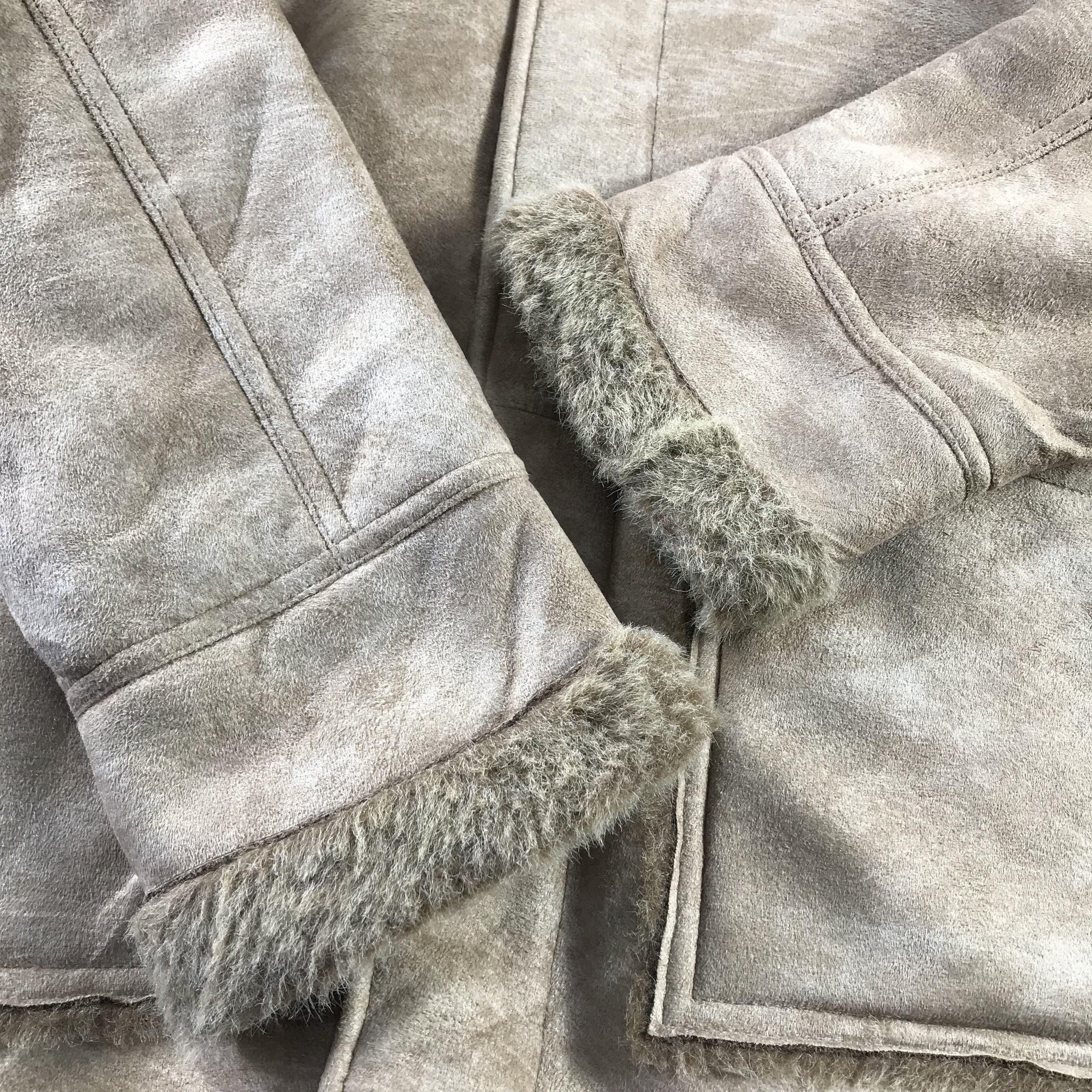 If Six Was Nine Vintage Faux Suede Jacket Faux Fur Jacket Size M Size US M / EU 48-50 / 2 - 6 Thumbnail
