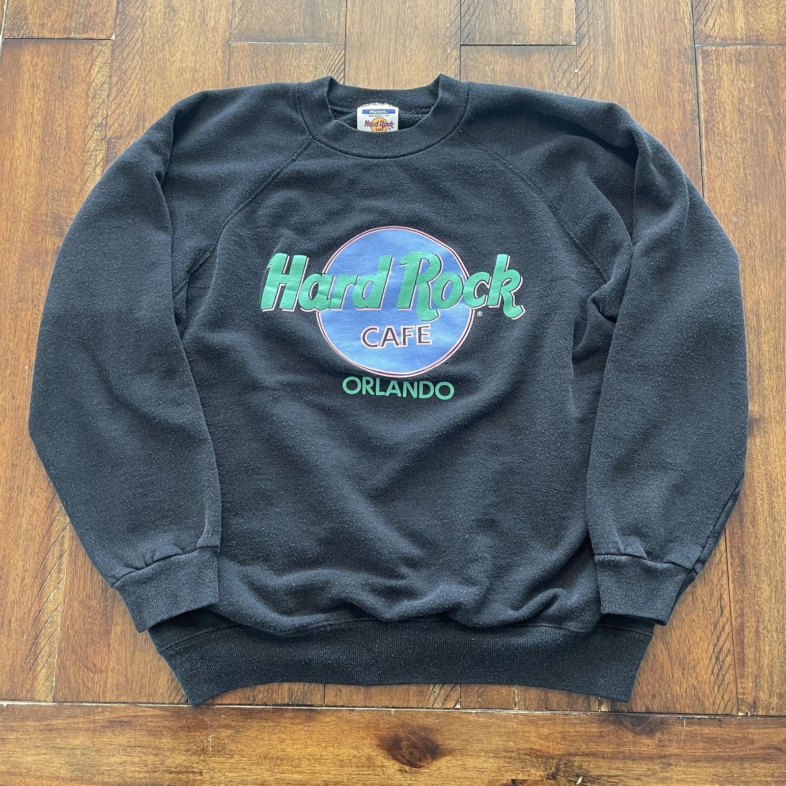 Hard Rock Cafe Vtg Hard Rock Cafe Sweatshirt Mens Large Orlando Hanes USA Size US L / EU 52-54 / 3 - 2 Thumbnail