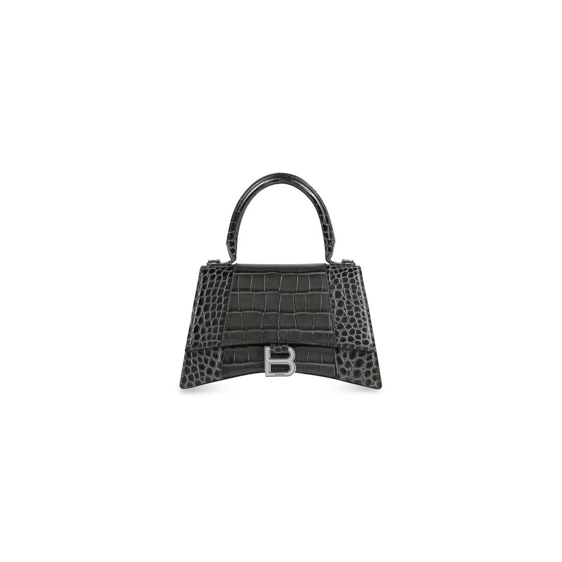 Balenciaga o1mt1gz0525 Size: OS / Hourglass Small Handbag Crocodile Size ONE SIZE - 1 Thumbnail