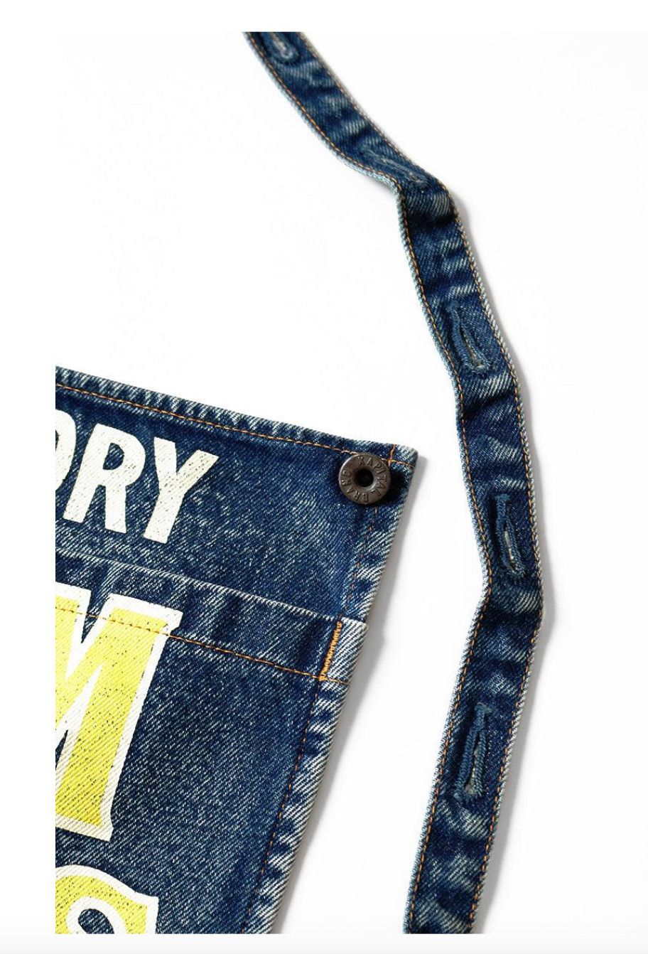 Kapital Kapital Denim Repairs Apron 13oz Indigo Short Apron Size ONE SIZE - 6 Thumbnail