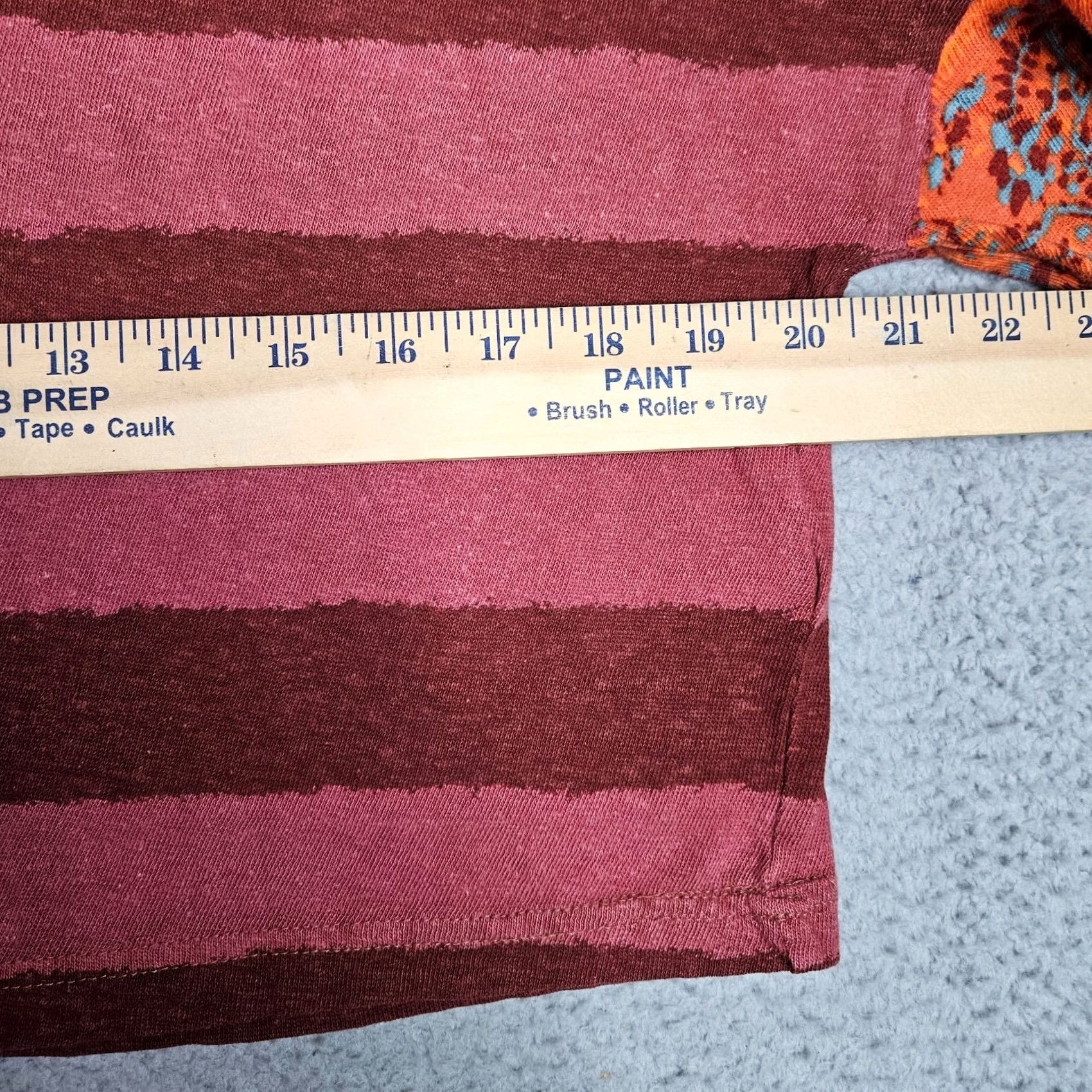 Free People Free People Jamie Moody Combo Cropped Long Sleeve Top XS Multicolor Cotton Blend T-Shirt Shirt Womens Menstrual? Size XS / US 0-2 / IT 36-38 - 3 Thumbnail