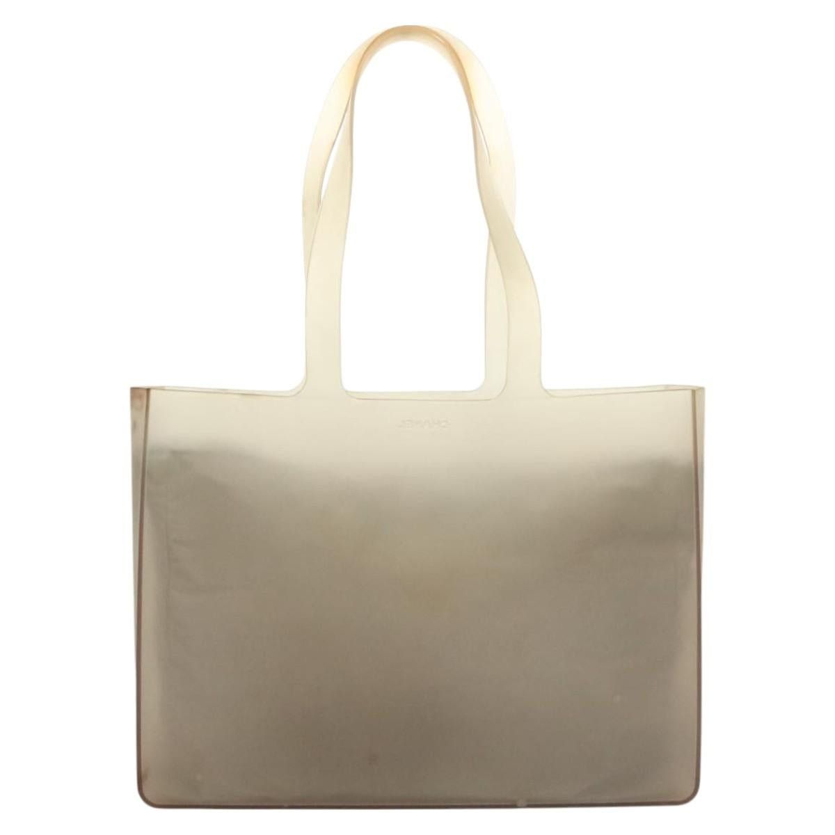 Chanel CHANEL Tote Bag Rubber Gray CC Size ONE SIZE - 2 Thumbnail