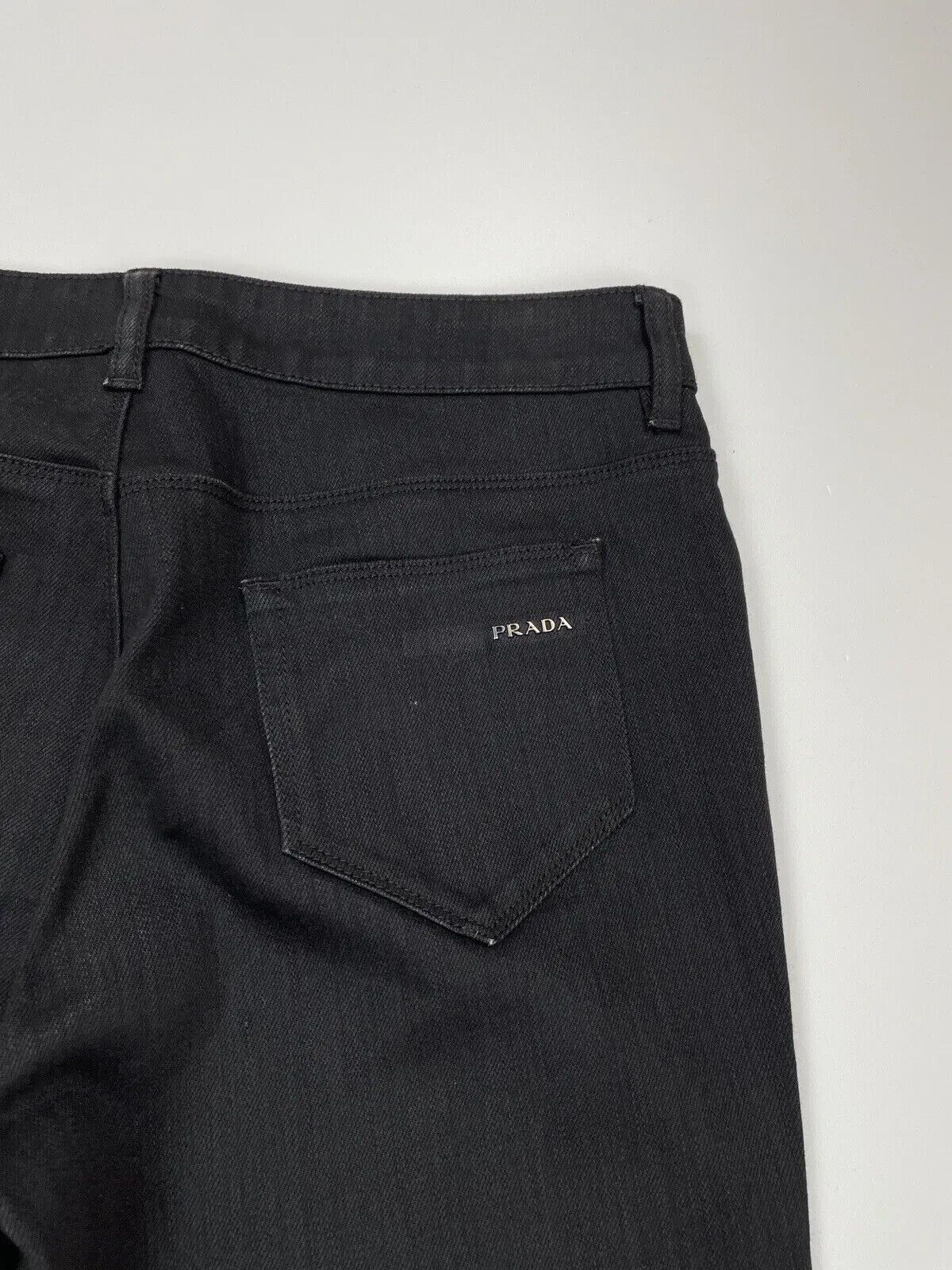 Prada PRADA Mens Tapered Jeans Black Denim Classic Trousers Basic Size US 31 - 9 Thumbnail