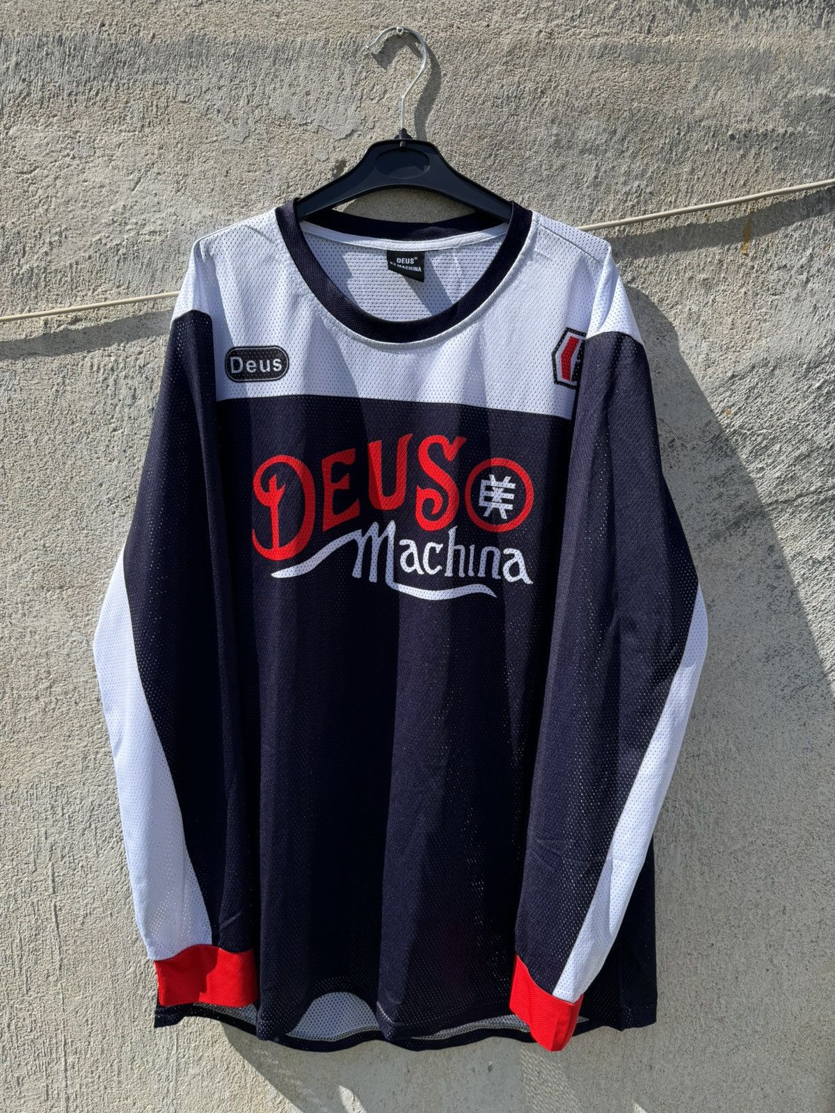 Deus Ex Machina × Japanese Brand Deus Ex Machina Fraidon Moto Mesh Longsleeve Jersey Top Size US XL / EU 56 / 4 - 1 Thumbnail
