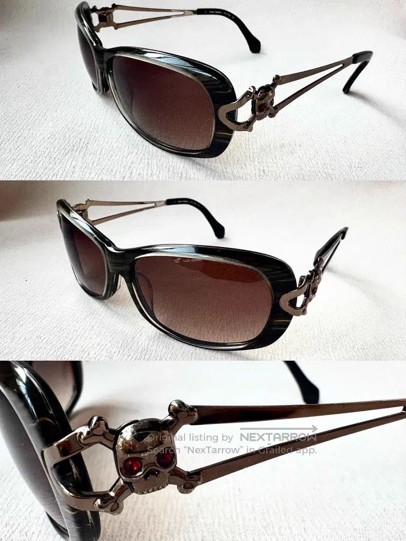 Vivienne Westwood Vivienne Westwood Gun Black Saturn Skull Sunglasses Size ONE SIZE - 1 Thumbnail
