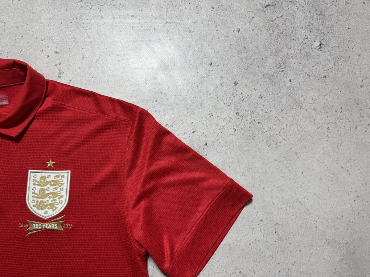 Nike Nike England Team 2013/2014 Vintage Soccer Jersey Size US XL / EU 56 / 4 - 2 Thumbnail