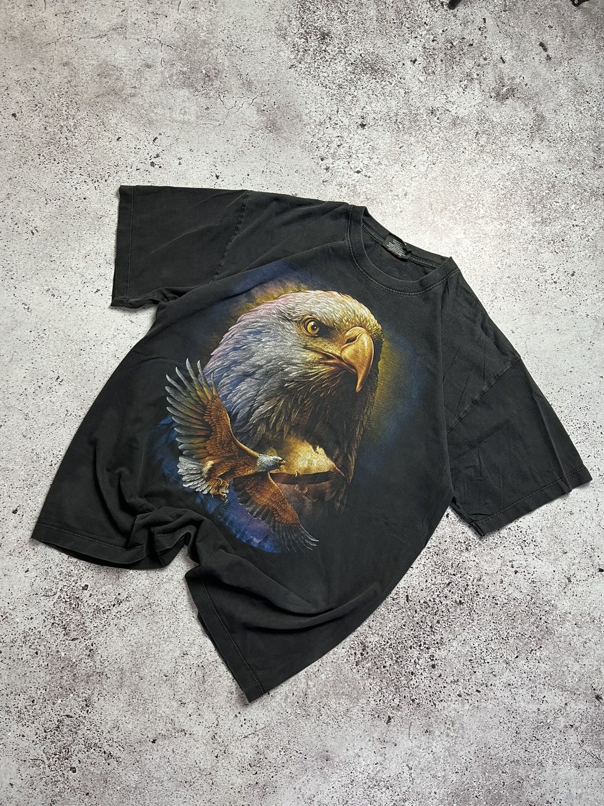 Vintage 🦅🇺🇸Vintage Eagle T-Shirt USA 1990’s Size US XL / EU 56 / 4 - 1 Thumbnail