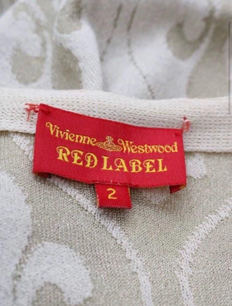 Vivienne Westwood Vivienne Westwood Beige Saturn embroidered knit witch long Size M / US 6-8 / IT 42-44 - 3 Thumbnail