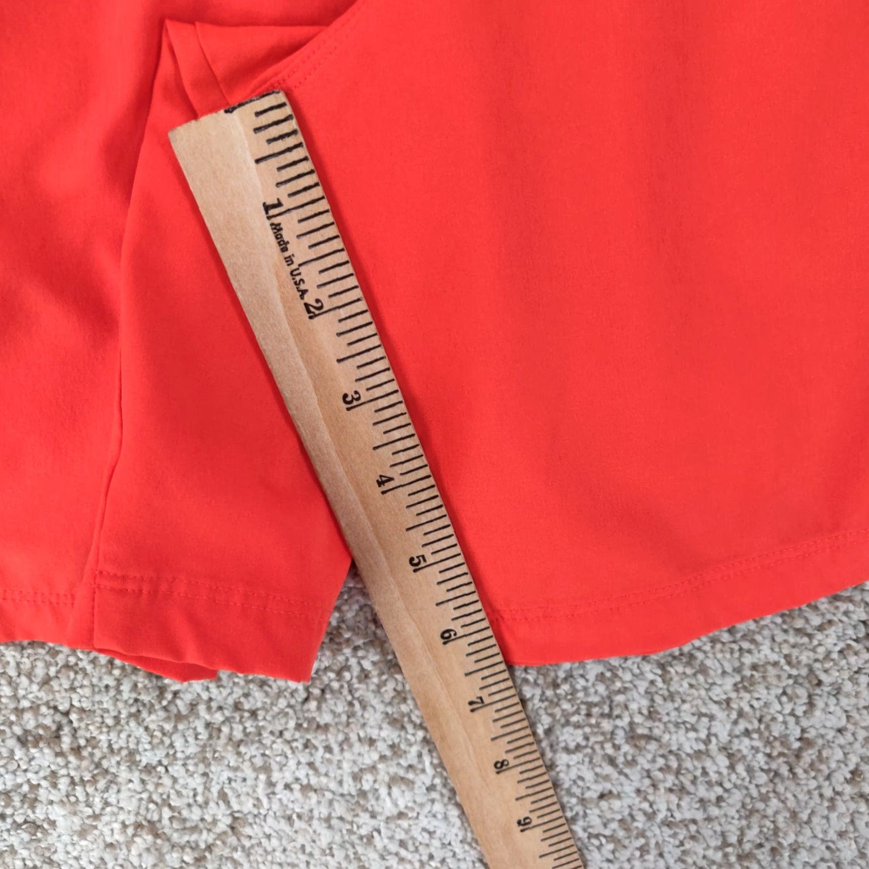 Fabletics Fabletics The Fundamental Shorts Mens Regular Red Pockets Drawstring Lined Breathable Lightweight Athletic 6.5 Inseam Size US 31 - 4 Thumbnail