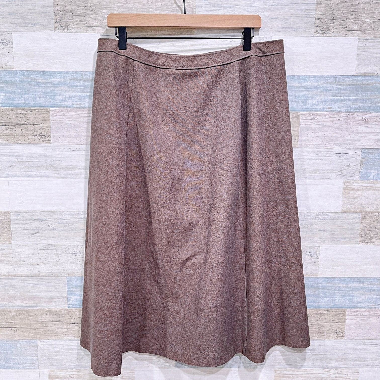 Vintage Bend Over Levi Strauss VTG 70s Vest Skirt Suit Brown USA Size 34" / US 12 / IT 48 - 8 Thumbnail