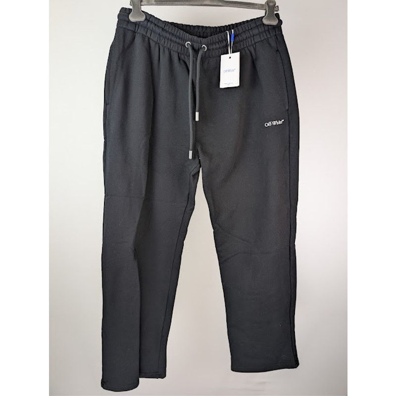 Off-White o1rshd1 Pixel Diag Sweatpants in Black / White Size US 36 / EU 52 - 10 Thumbnail