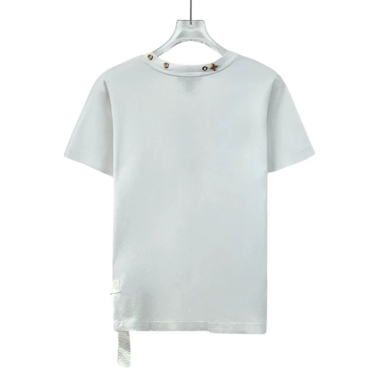 Louis Vuitton Louis Vuitton Cotton crewneck short sleeve T-shirt with wh Size US M / EU 48-50 / 2 - 2 Thumbnail