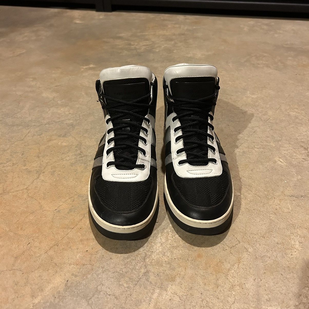 Designer × Louis Vuitton × Vintage Louis Vuitton Tribe Damier Leather High Top Sneaker US 9 Size US 9 / EU 42 - 3 Thumbnail